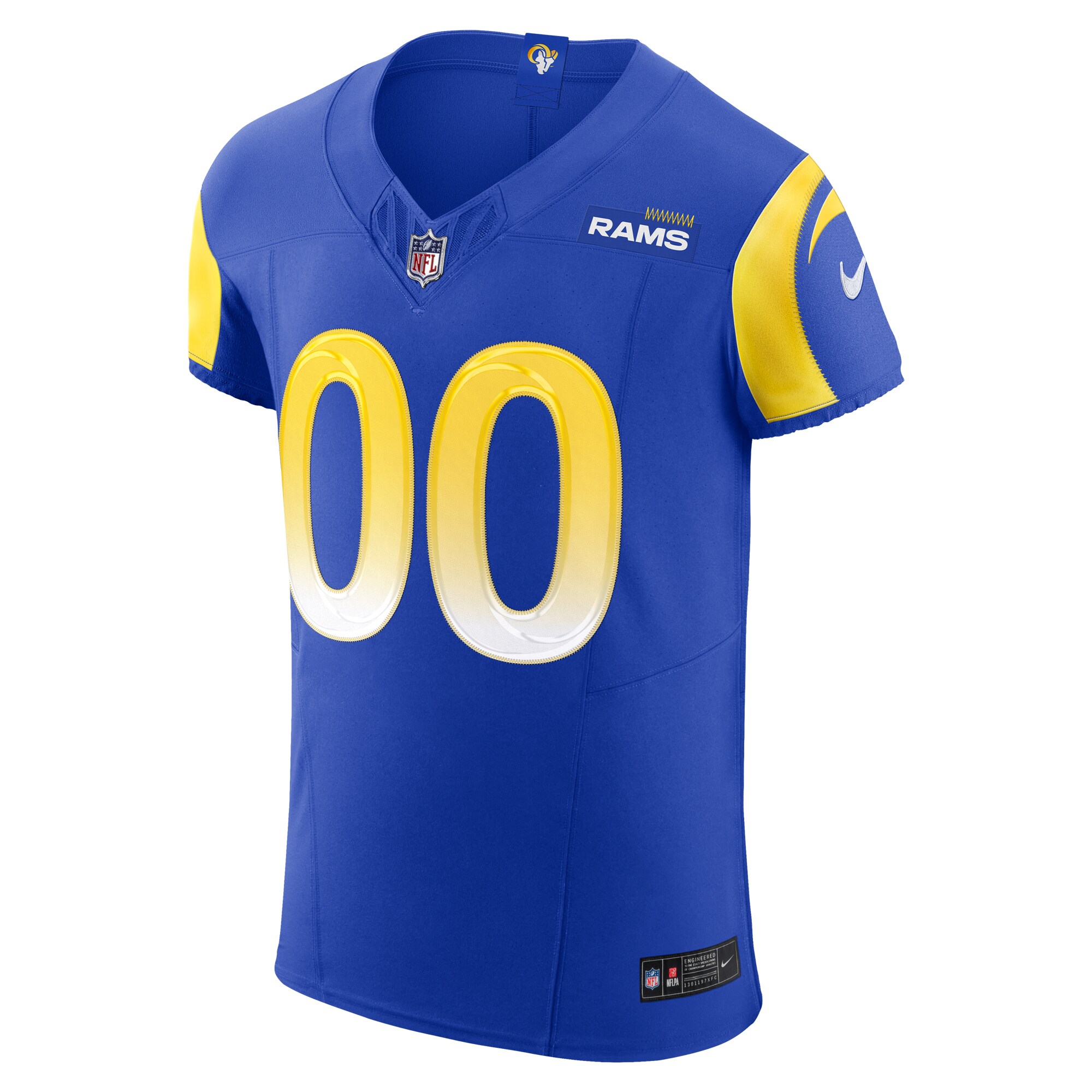 Los Angeles Rams Nike Vapor F.U.S.E. Elite Custom Jersey – Royal Clowdercats