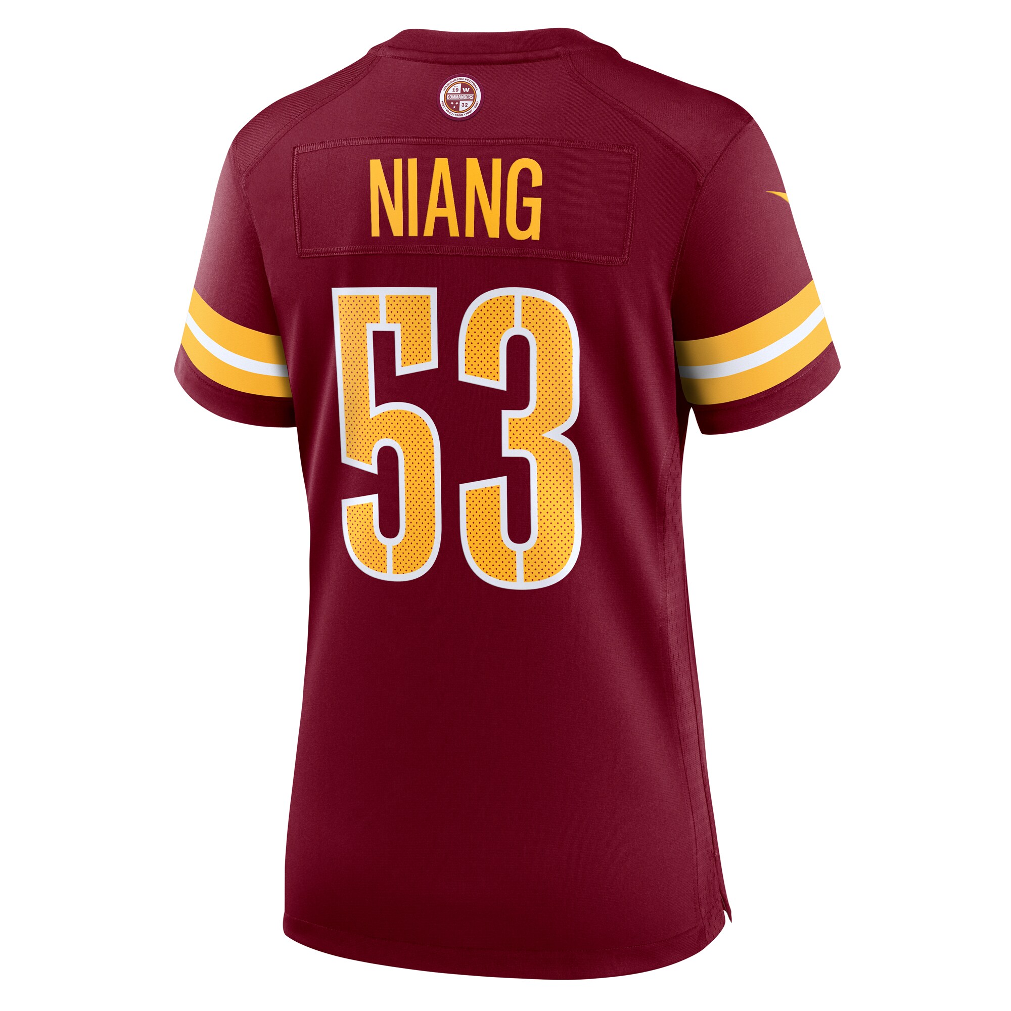 Lucas Niang Washington Commanders Nike Women’s Team Game Jersey – Burgundy Clowdercats
