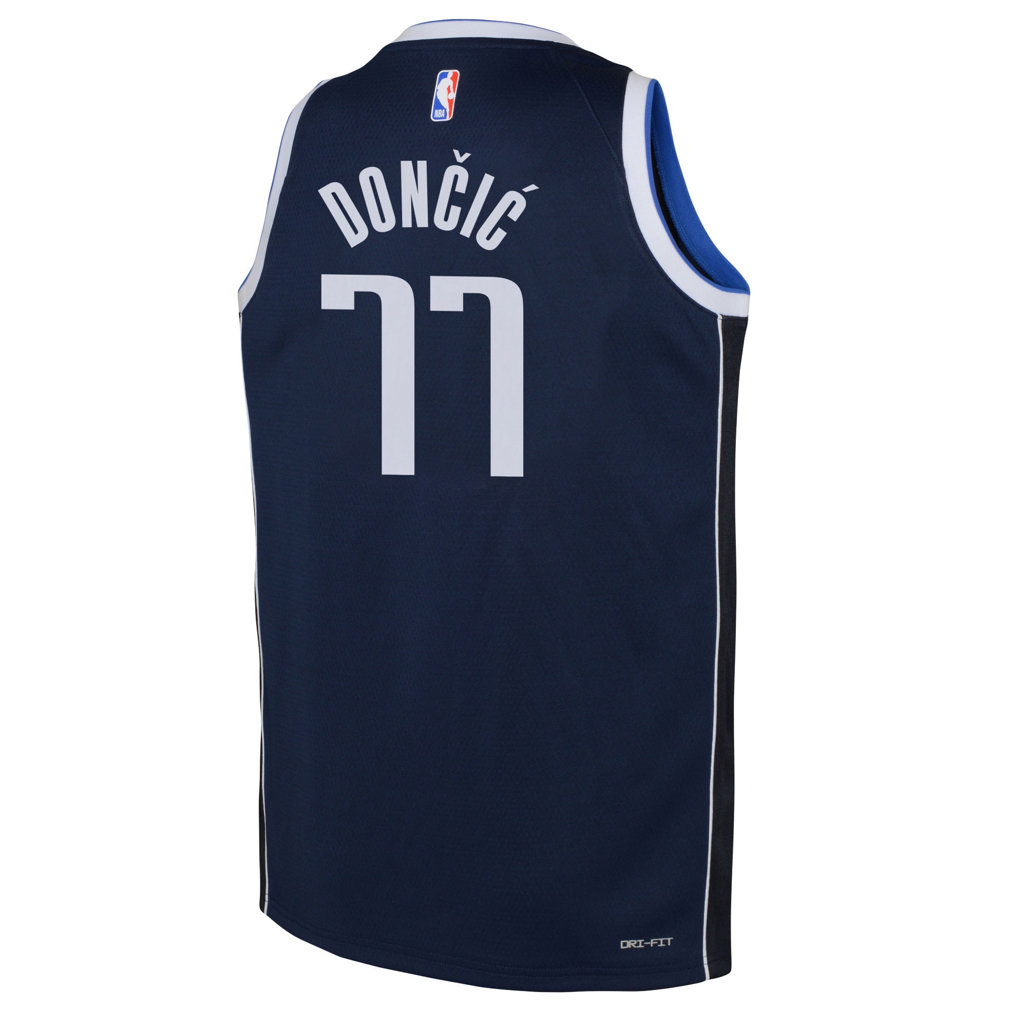 Luka Doncic Dallas Mavericks Jordan Brand Youth Swingman Jersey – Statement Edition – Navy Clowdercats