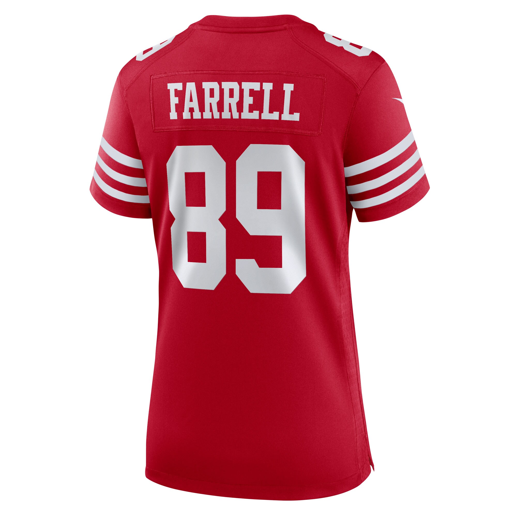 Luke Farrell San Francisco 49ers Nike Women’s Team Game Jersey – Scarlet Clowdercats
