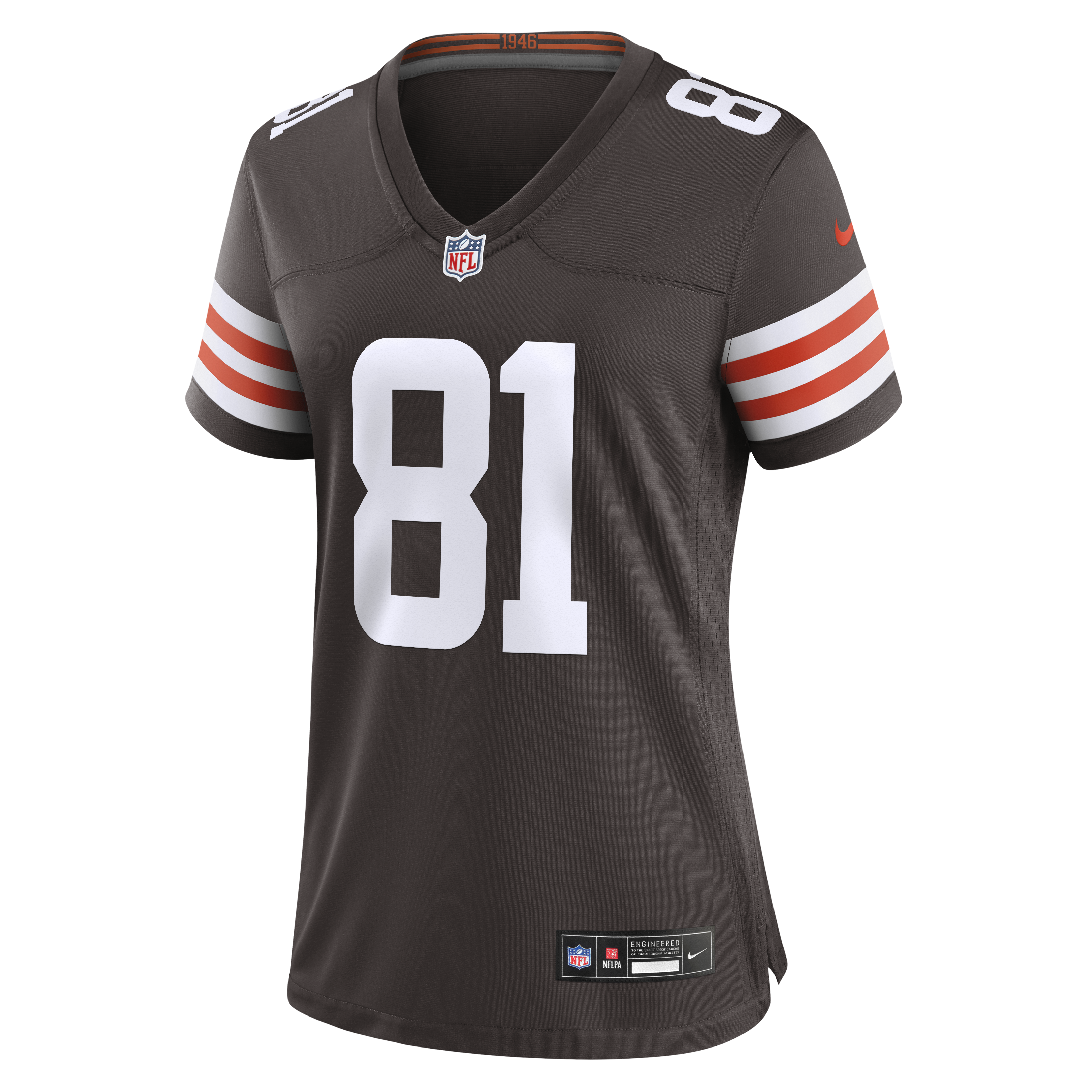 Luke Floriea Cleveland Browns Nike Women’s Team Game Jersey – Brown Clowdercats