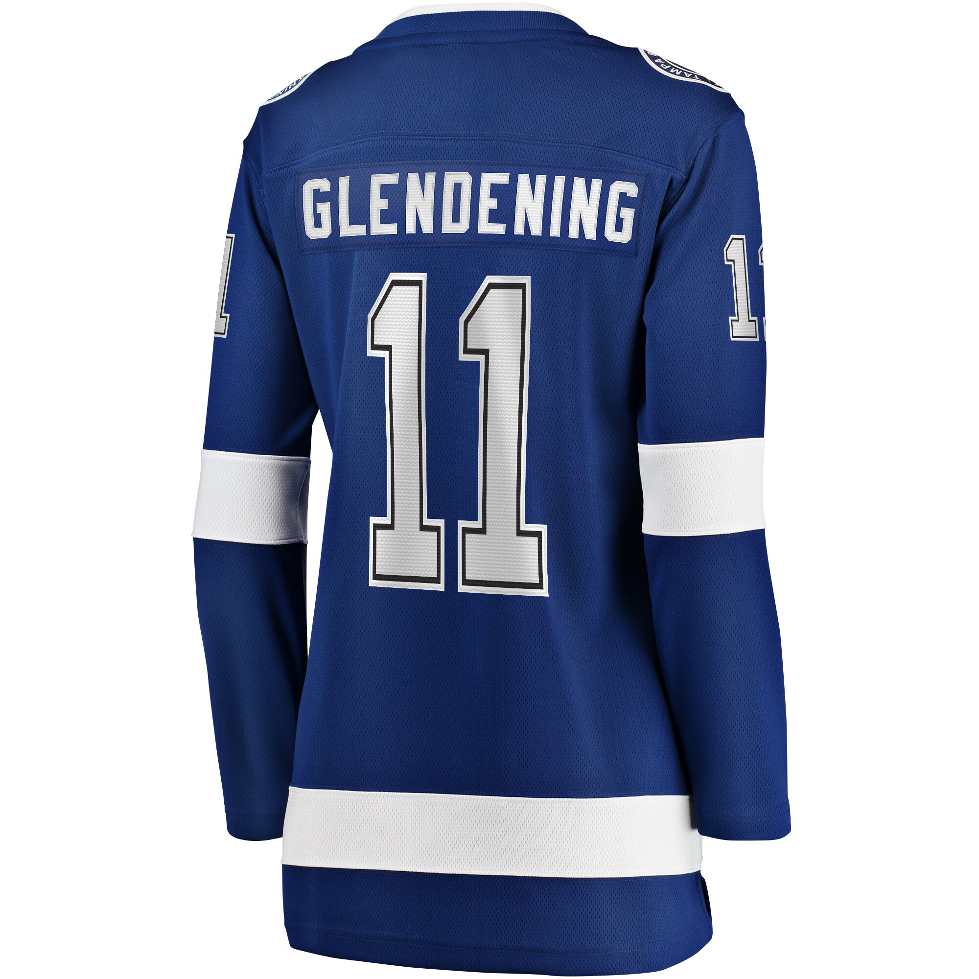 Luke Glendening Tampa Bay Lightning Fanatics Women’s Home Breakaway Player Jersey – Blue Clowdercats