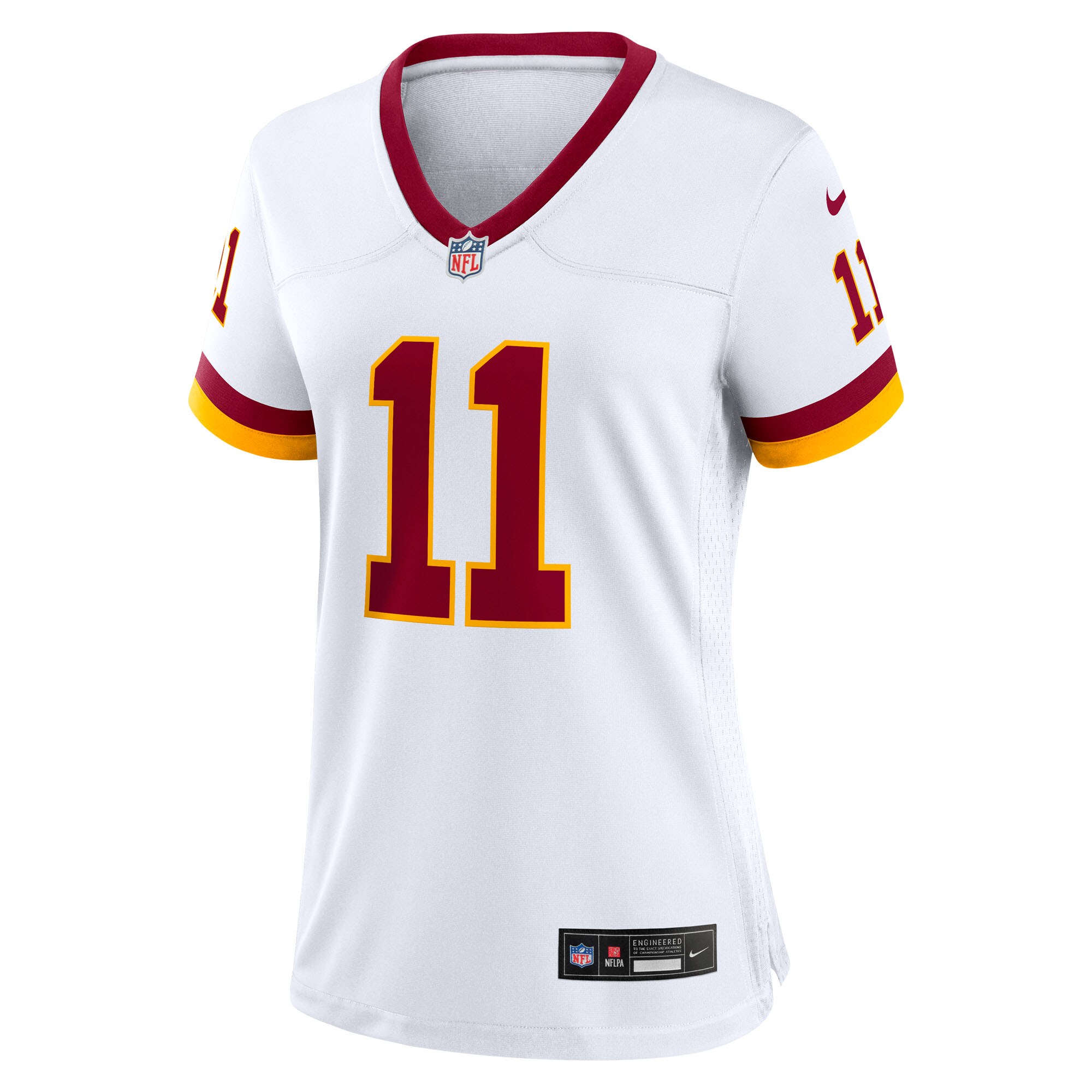 Luke McCaffrey Washington Commanders Nike Women’s Game Super Bowl Era Jersey – White Clowdercats