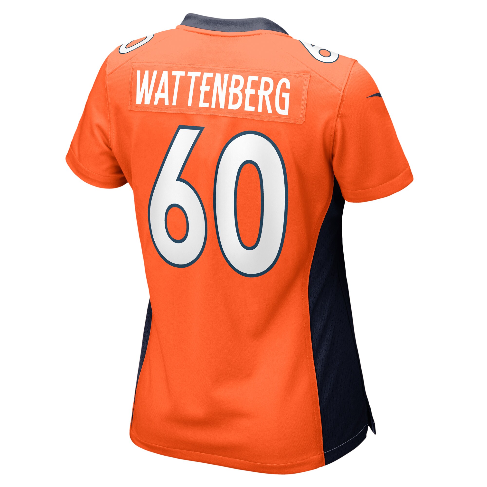 Luke Wattenberg Denver Broncos Nike Women’s Game Player Jersey – Orange Clowdercats