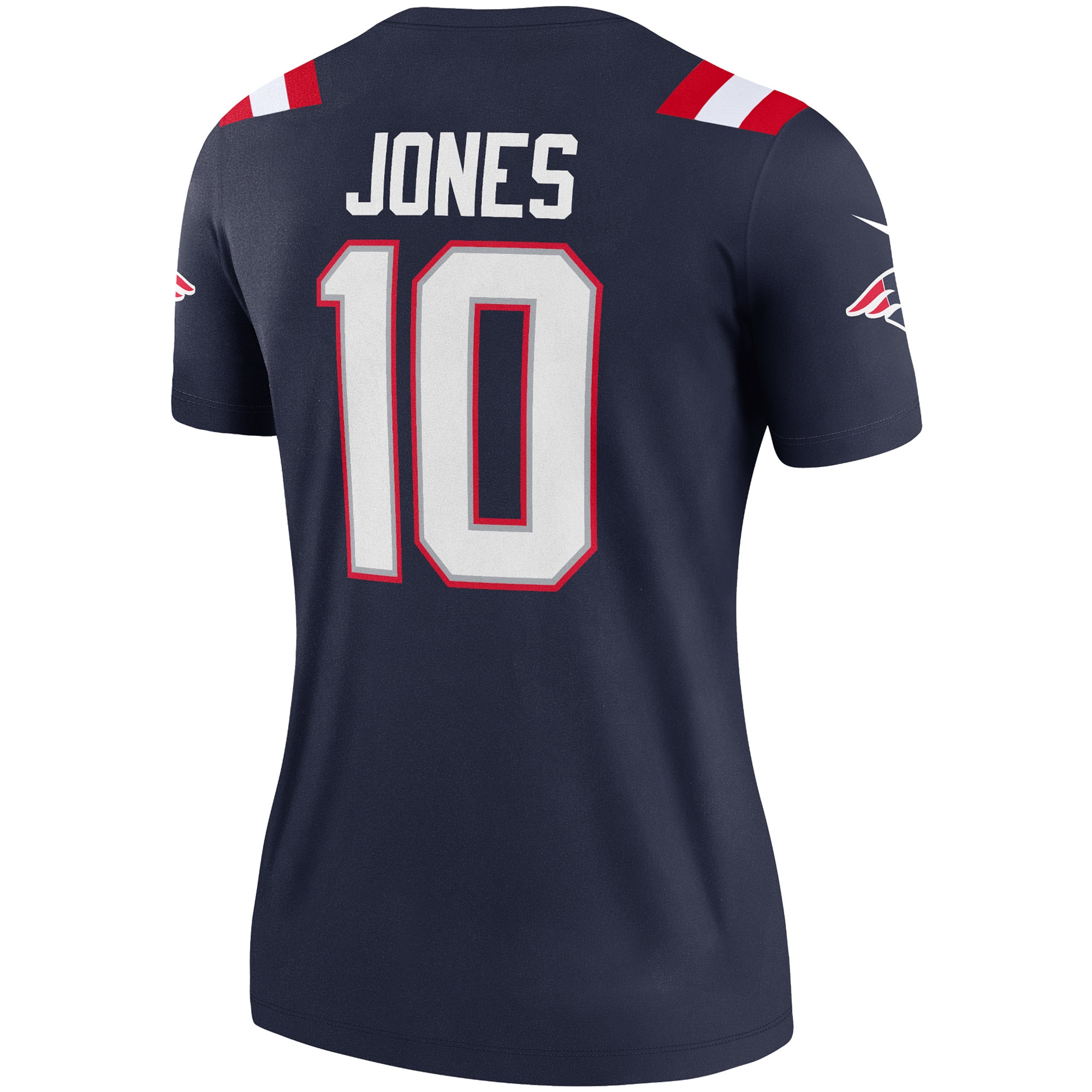 Mac Jones New England Patriots Nike Women’s Legend Player Performance Top – Navy Clowdercats