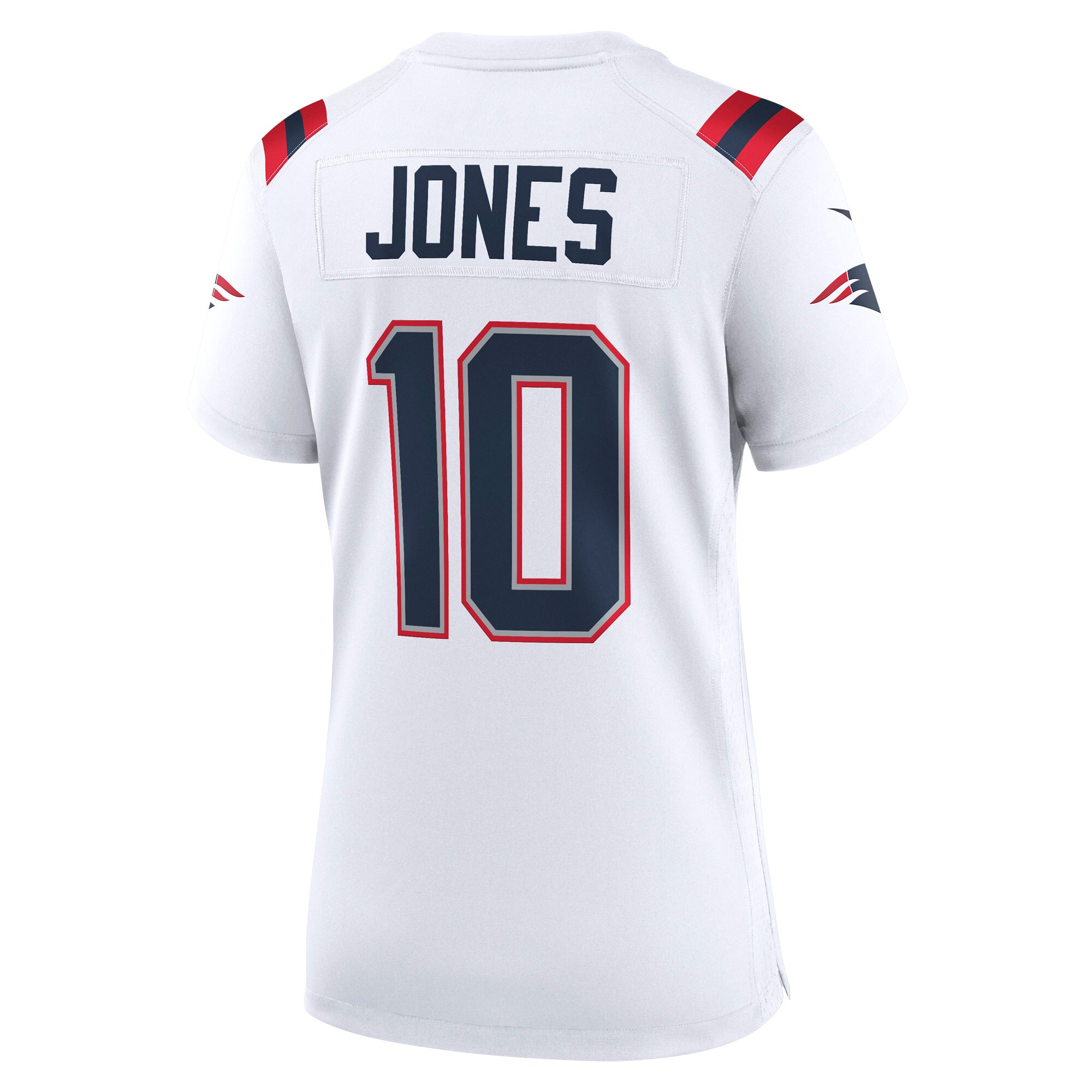 Mac Jones New England Patriots Nike Women’s Player Jersey – White Clowdercats