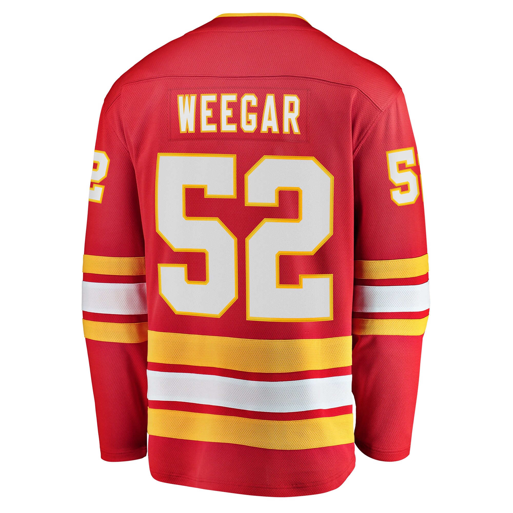 MacKenzie Weegar Calgary Flames Fanatics Home Breakaway Player Jersey – Red Clowdercats