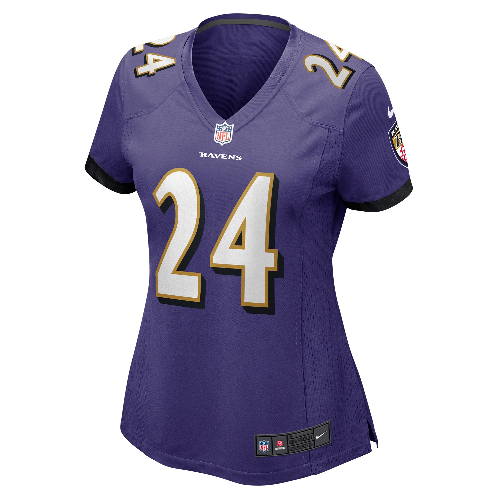 Malaki Starks Baltimore Ravens Nike Women’s Team Game Jersey – Purple Clowdercats