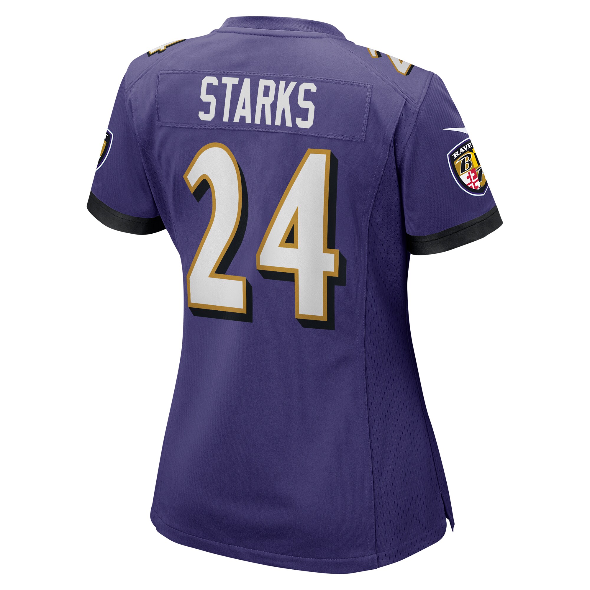 Malaki Starks Baltimore Ravens Nike Women’s Team Game Jersey – Purple Clowdercats