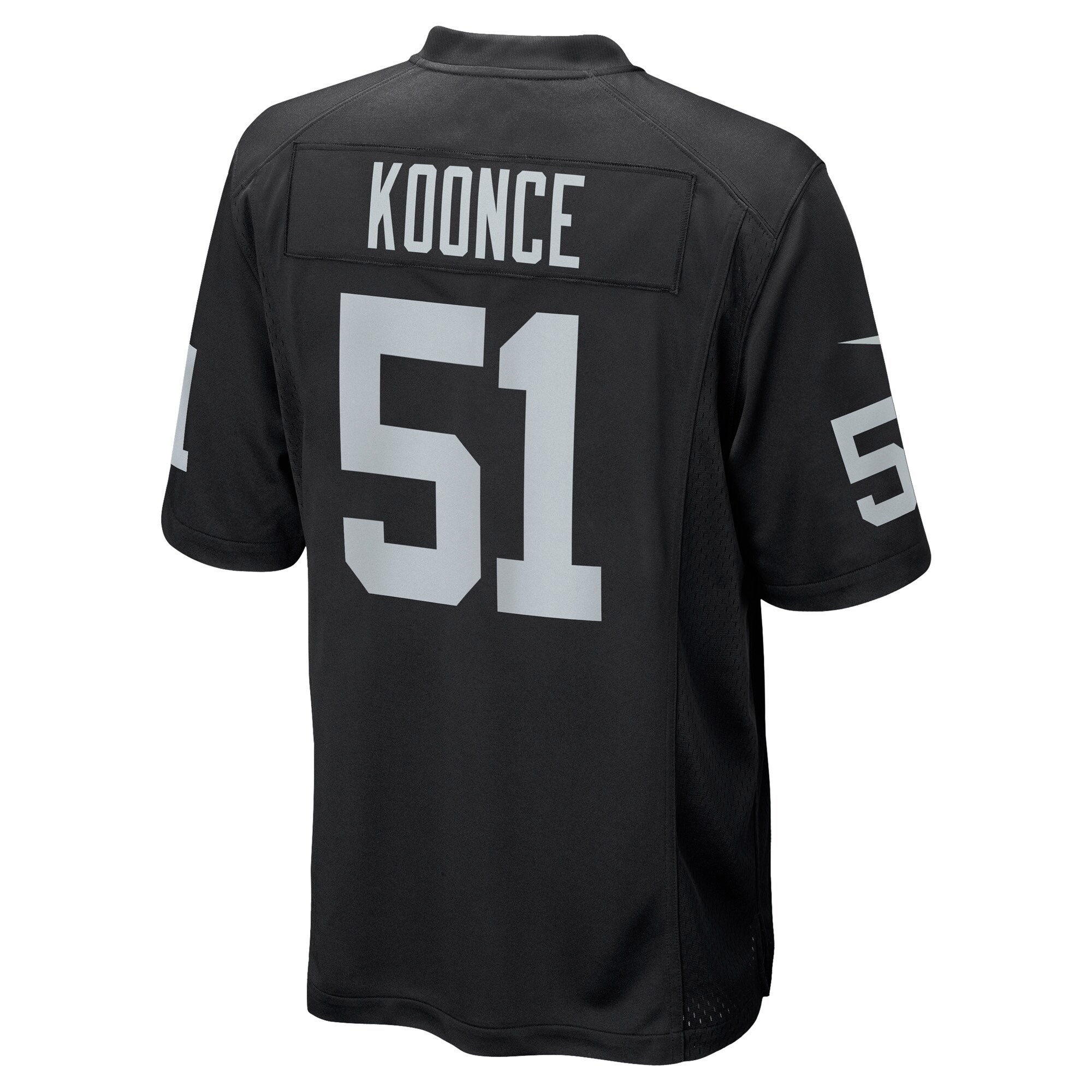 Malcolm Koonce Las Vegas Raiders Nike Game Jersey – Black Clowdercats