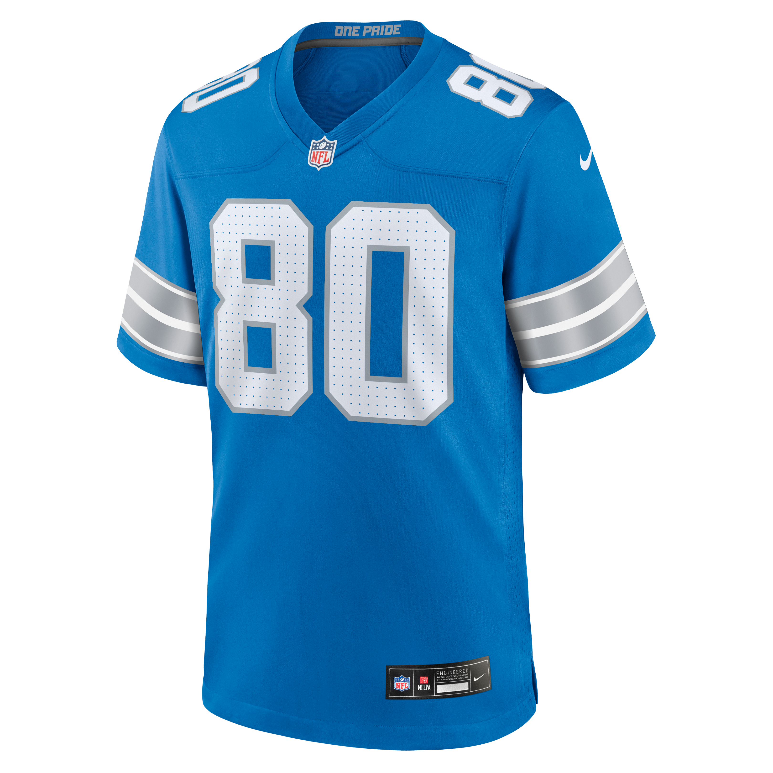 Malik Cunningham Detroit Lions Nike Team Game Jersey – Blue Clowdercats