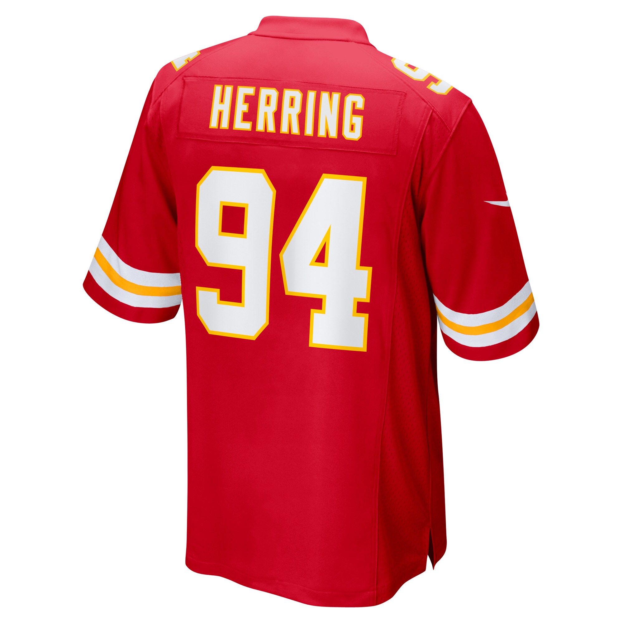 Malik Herring Kansas City Chiefs Nike Team Game Player Jersey – Red Clowdercats