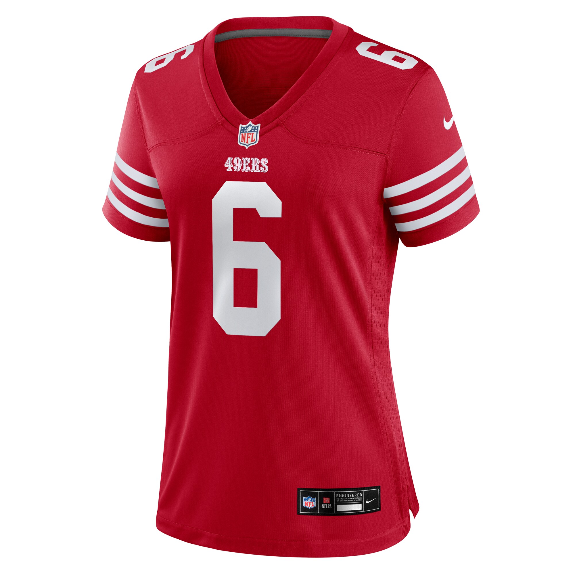 Malik Mustapha San Francisco 49ers Nike Women’s Team Game Jersey – Scarlet Clowdercats