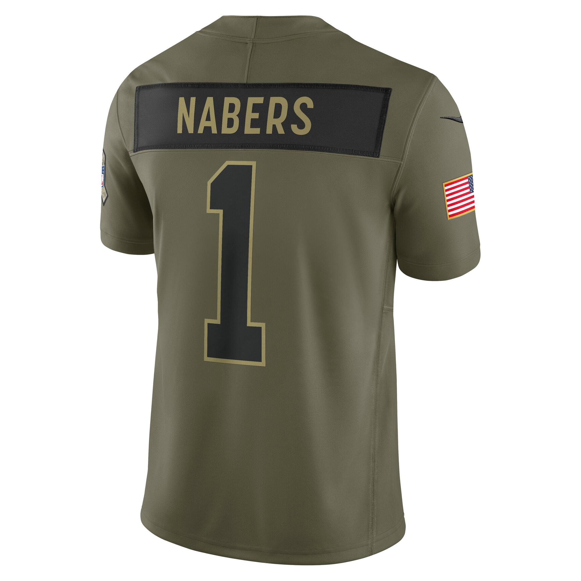 Malik Nabers New York Giants Nike 2025 Salute to Service Limited Jersey – Olive Clowdercats