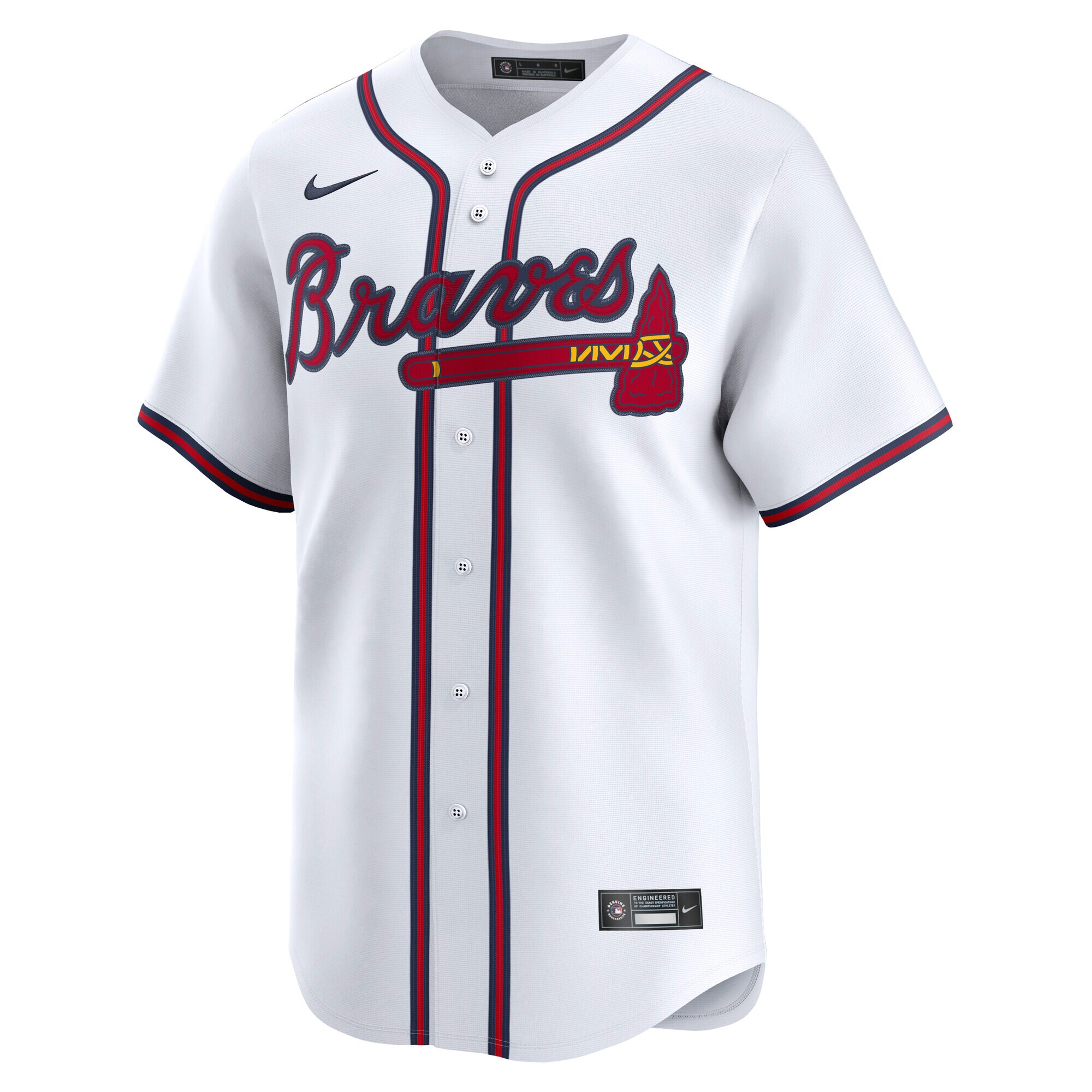 Marcell Ozuna Atlanta Braves Nike Home Limited Player Jersey – White