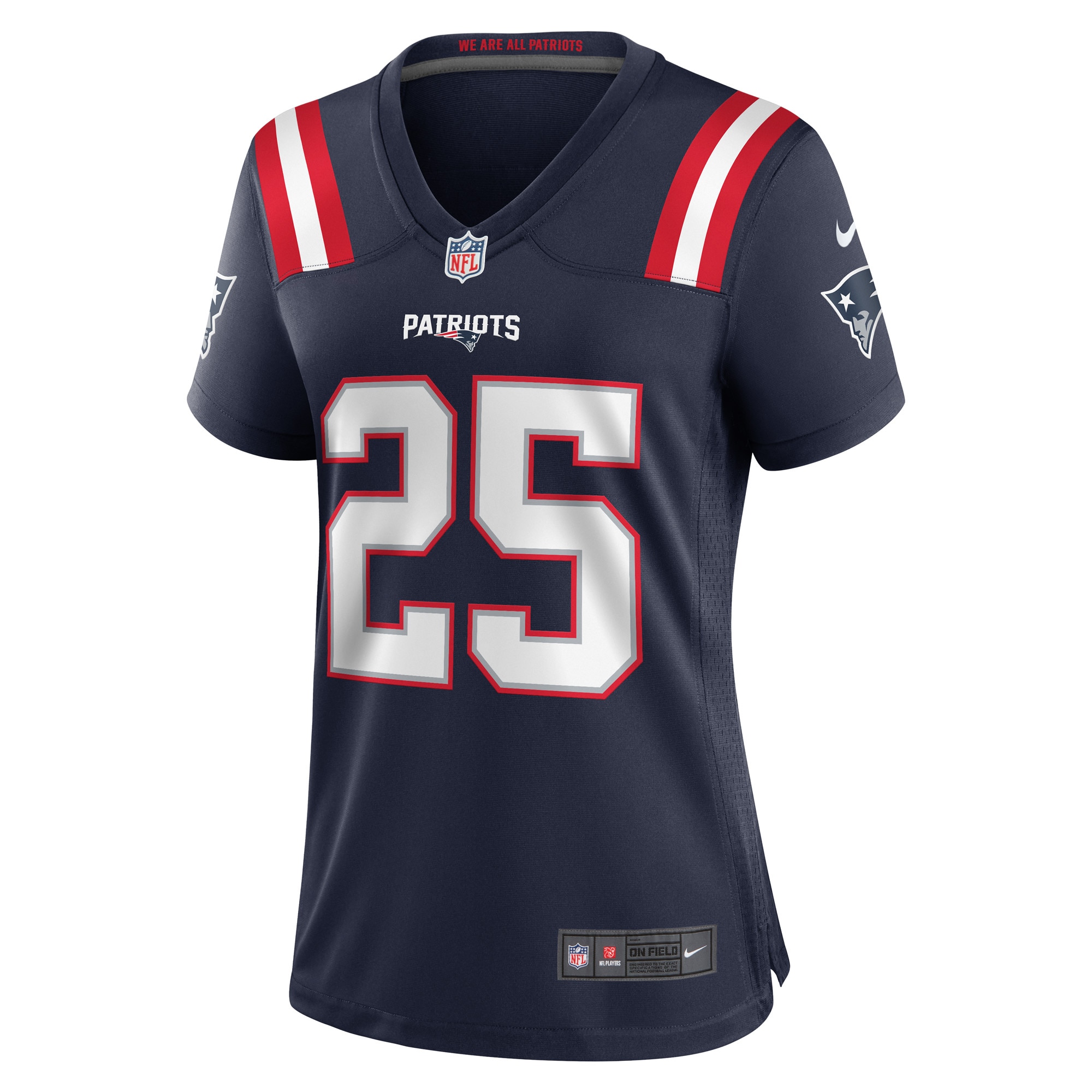 Marcus Jones New England Patriots Nike Women’s Game Jersey – Navy Clowdercats