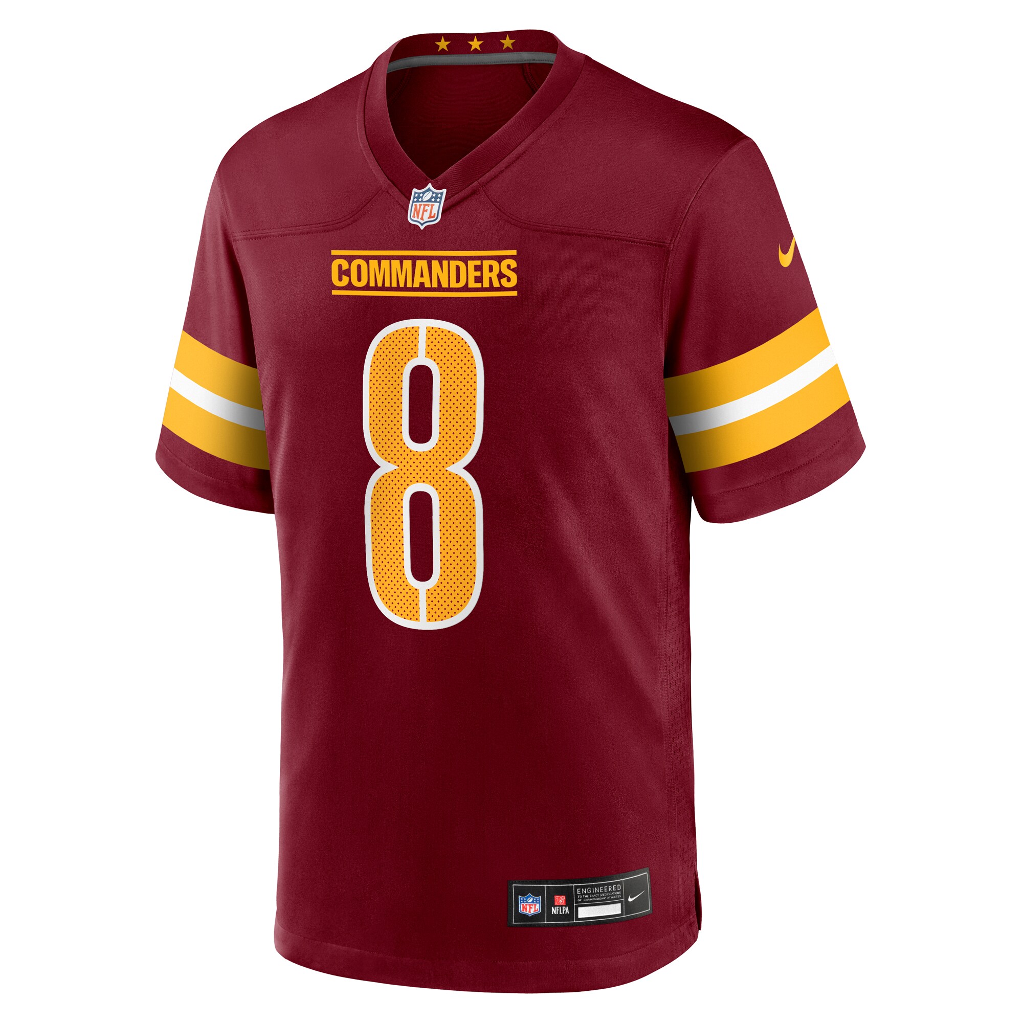 Marcus Mariota Washington Commanders Nike Team Game Jersey – Burgundy Clowdercats