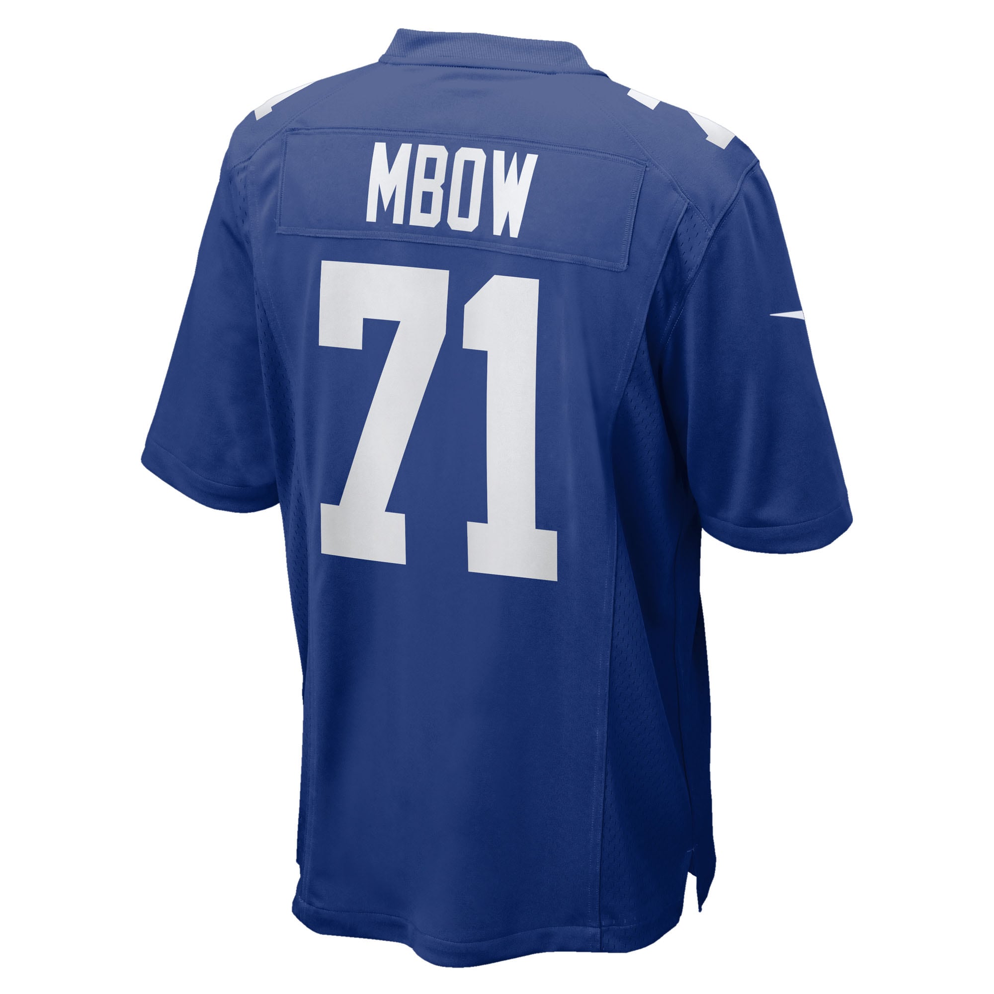 Marcus Mbow New York Giants Nike Team Game Jersey – Royal Clowdercats