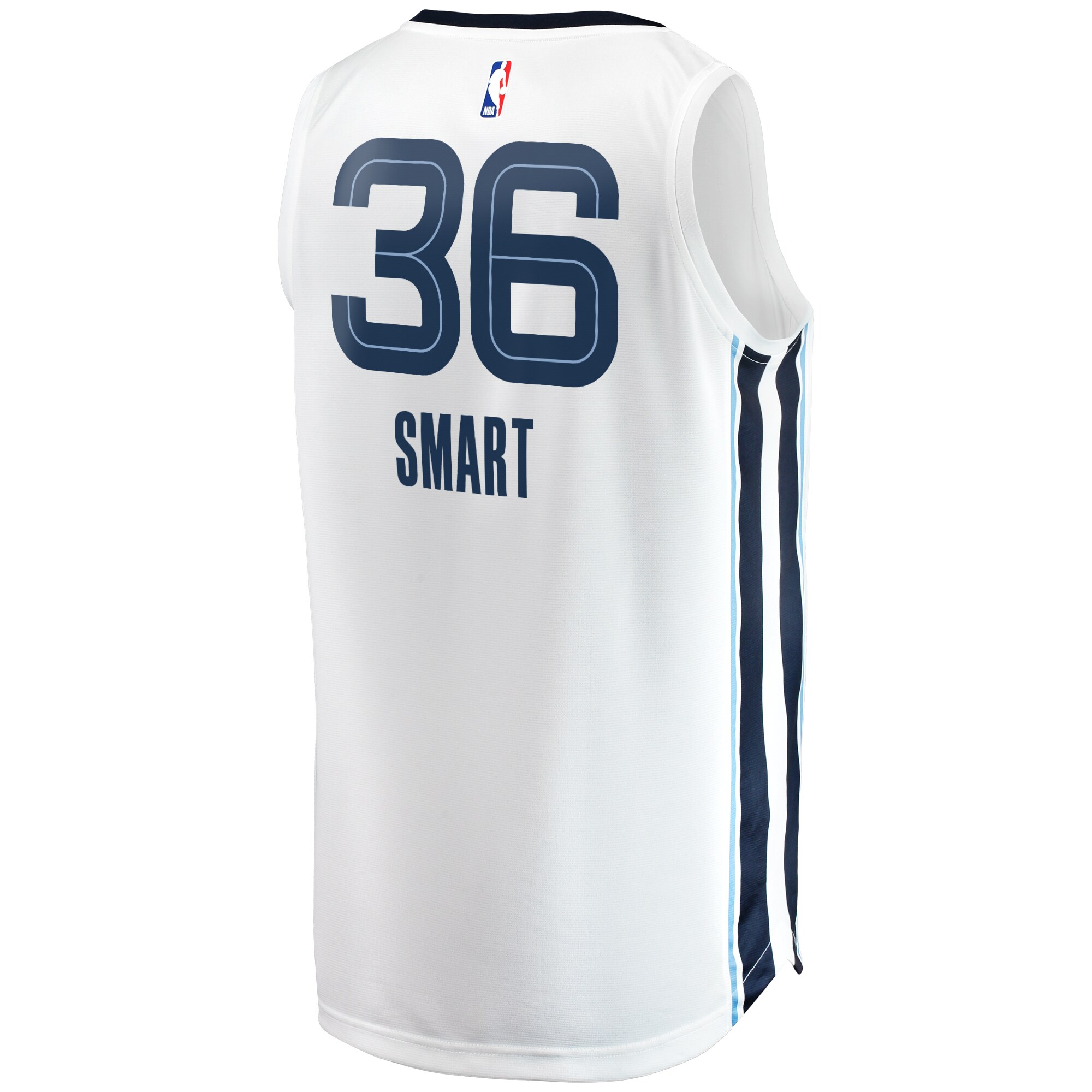 Marcus Smart Memphis Grizzlies Fanatics Fast Break Player Jersey – Association Edition – White Clowdercats