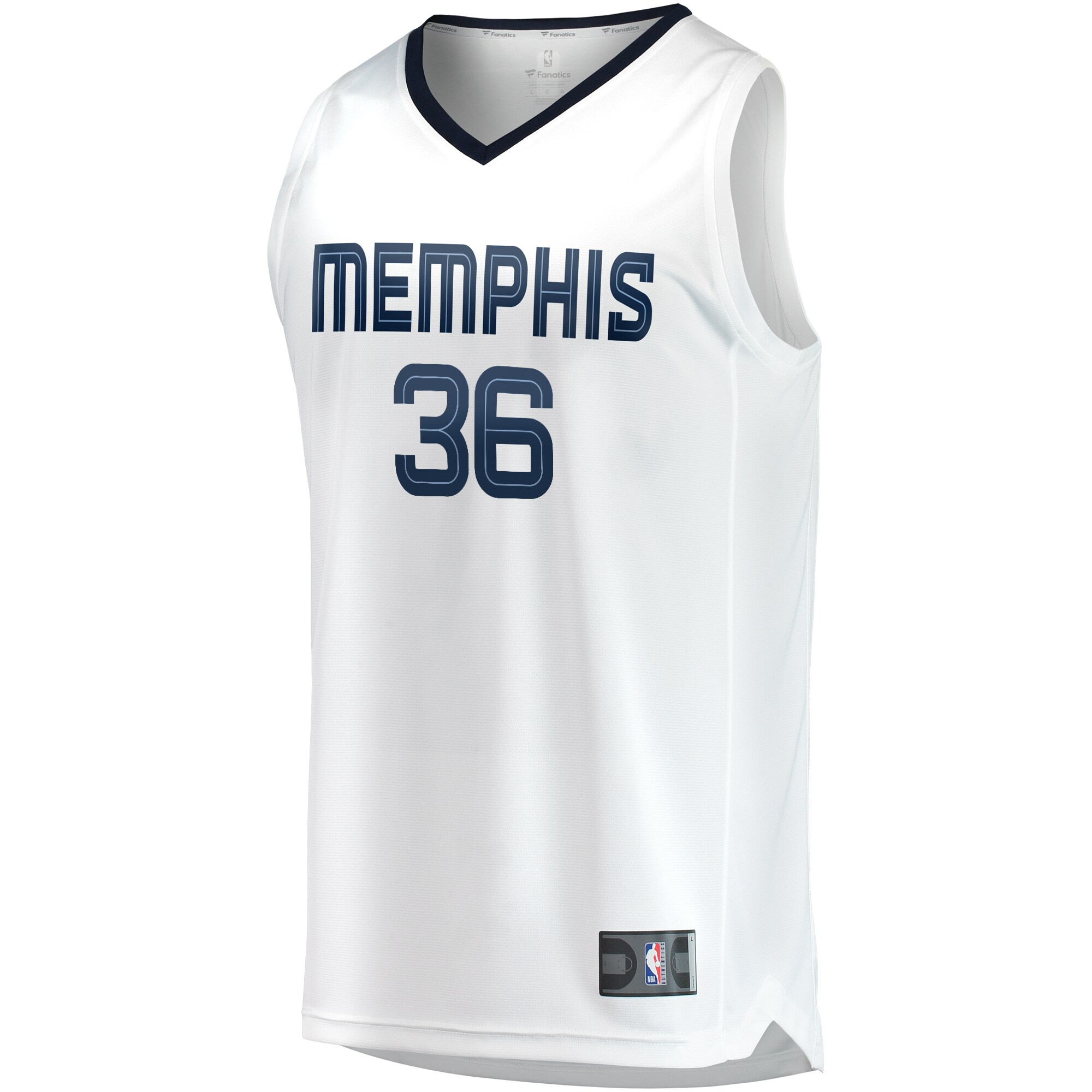 Marcus Smart Memphis Grizzlies Fanatics Fast Break Player Jersey – Association Edition – White Clowdercats