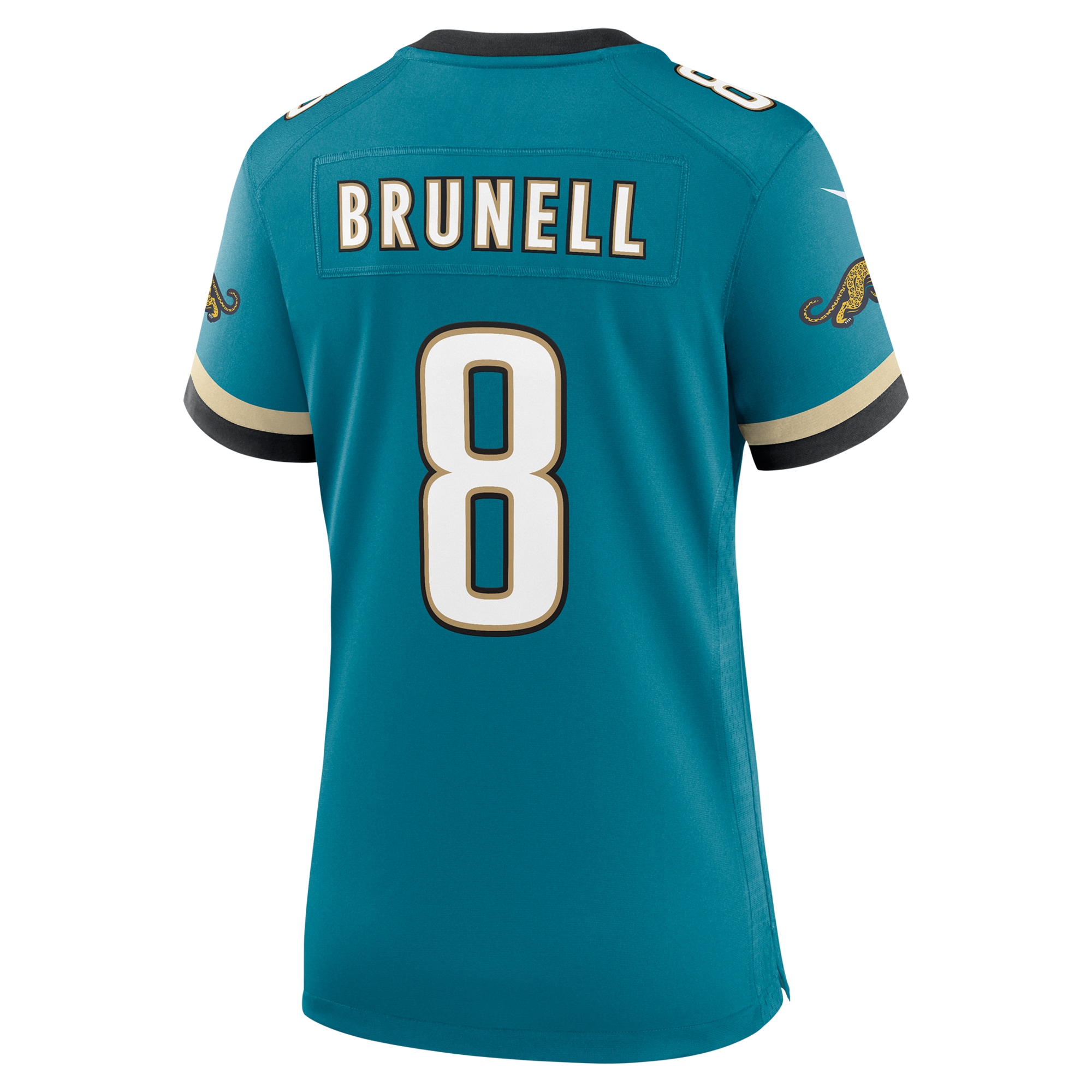 Mark Brunell Jacksonville Jaguars Nike Women’s Prowler Throwback Retired Player Game Jersey – Teal Clowdercats