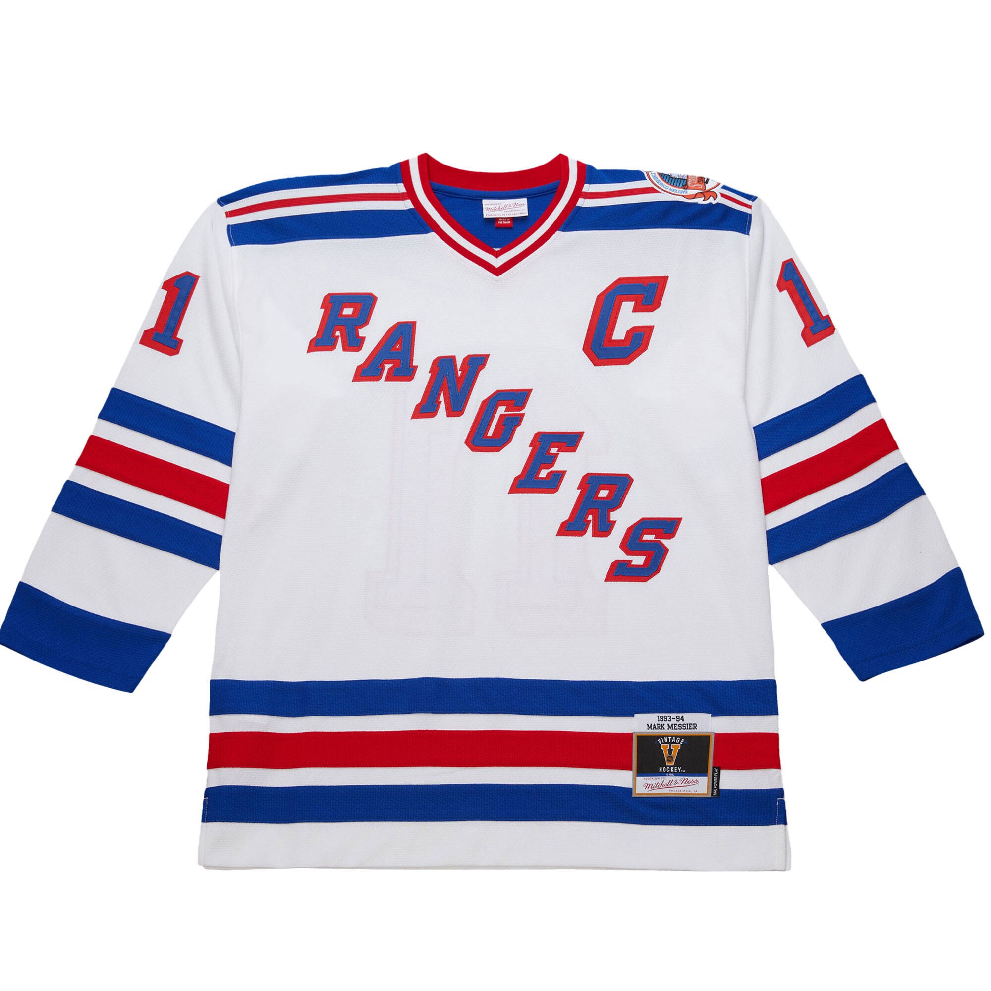 Mark Messier New York Rangers 1993-94 Power Play Jersey – White Clowdercats