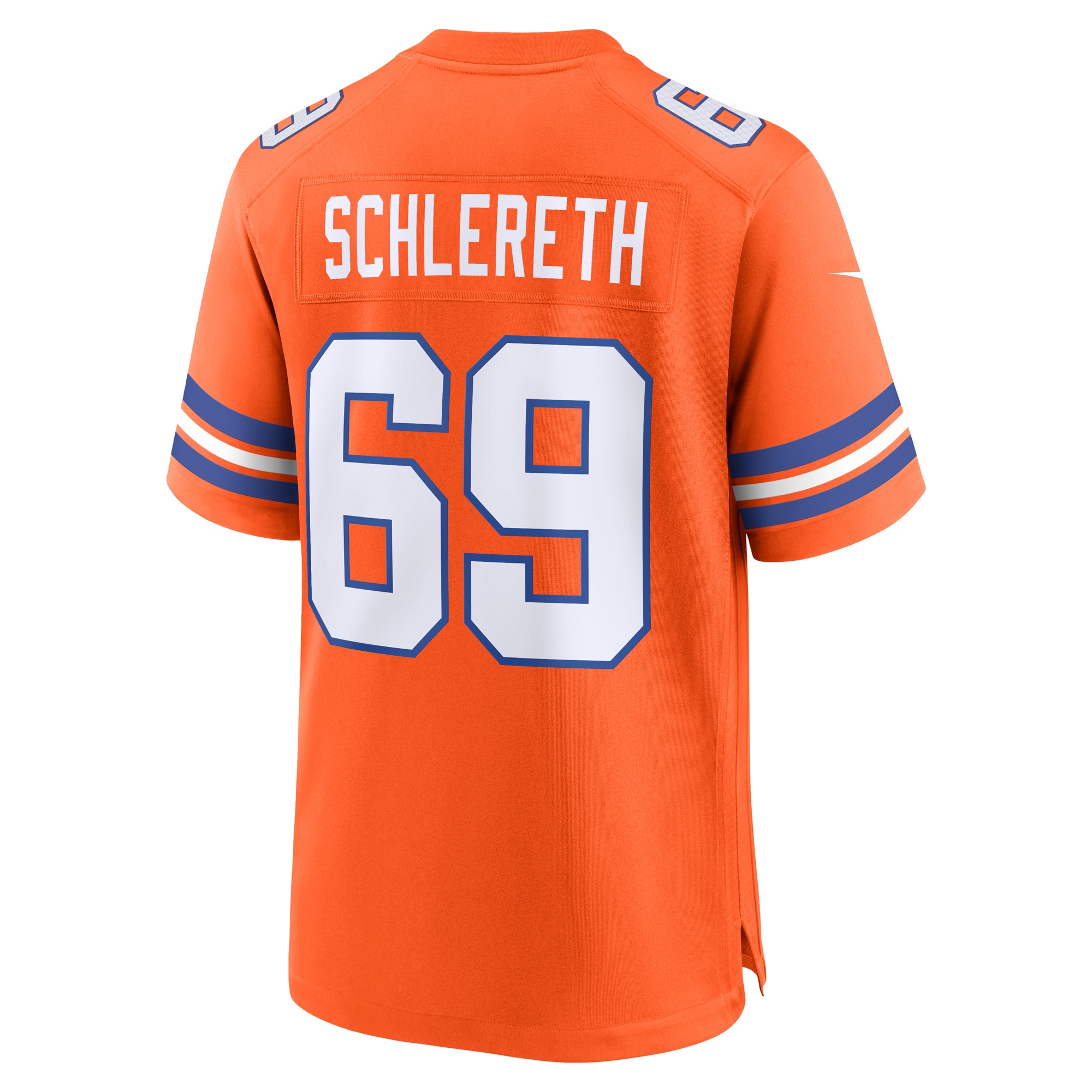 Mark Schlereth Denver Broncos Nike Retired Player Alternate Game Jersey – Orange Clowdercats