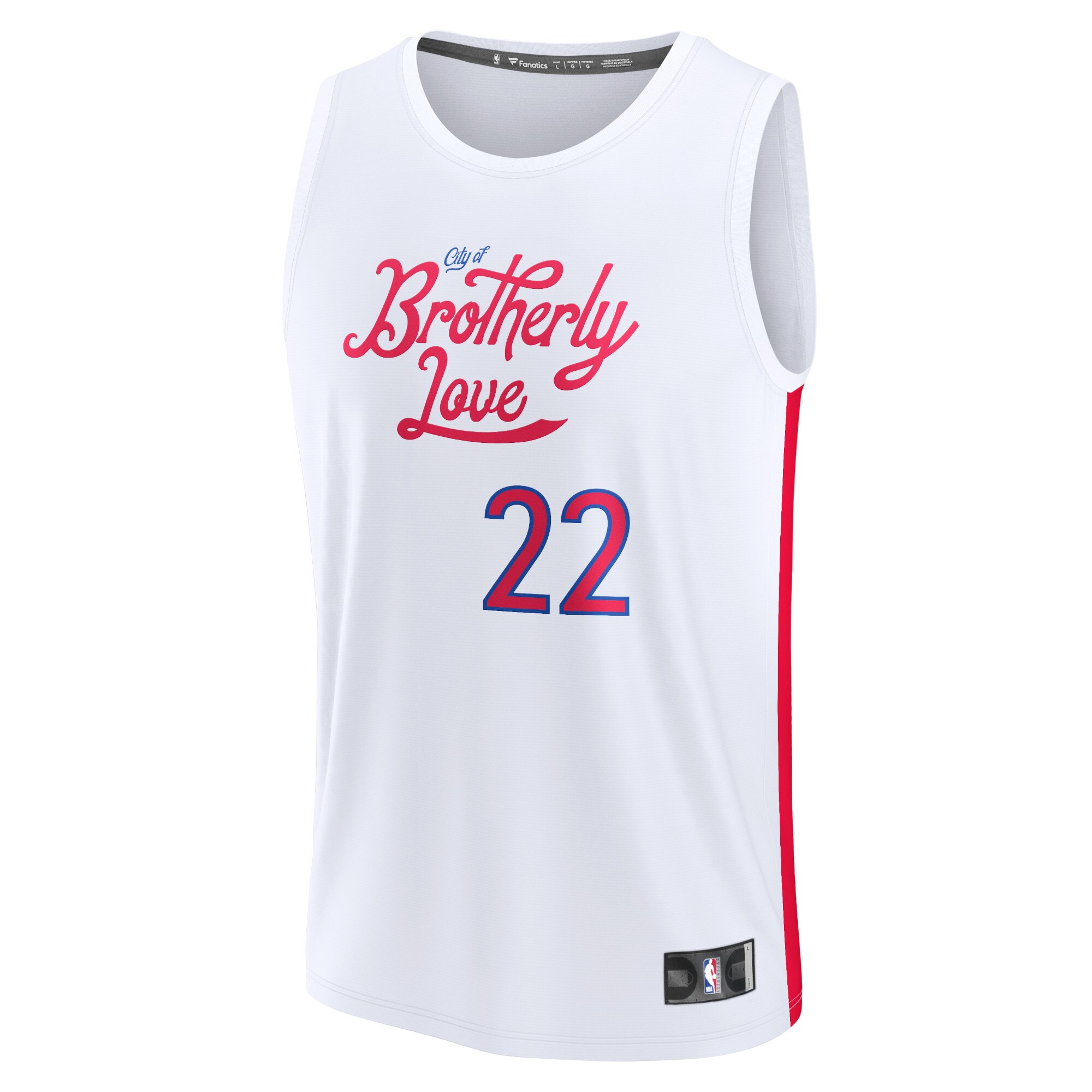 Matisse Thybulle Philadelphia 76ers Fanatics Fastbreak Jersey – City Edition – White Clowdercats