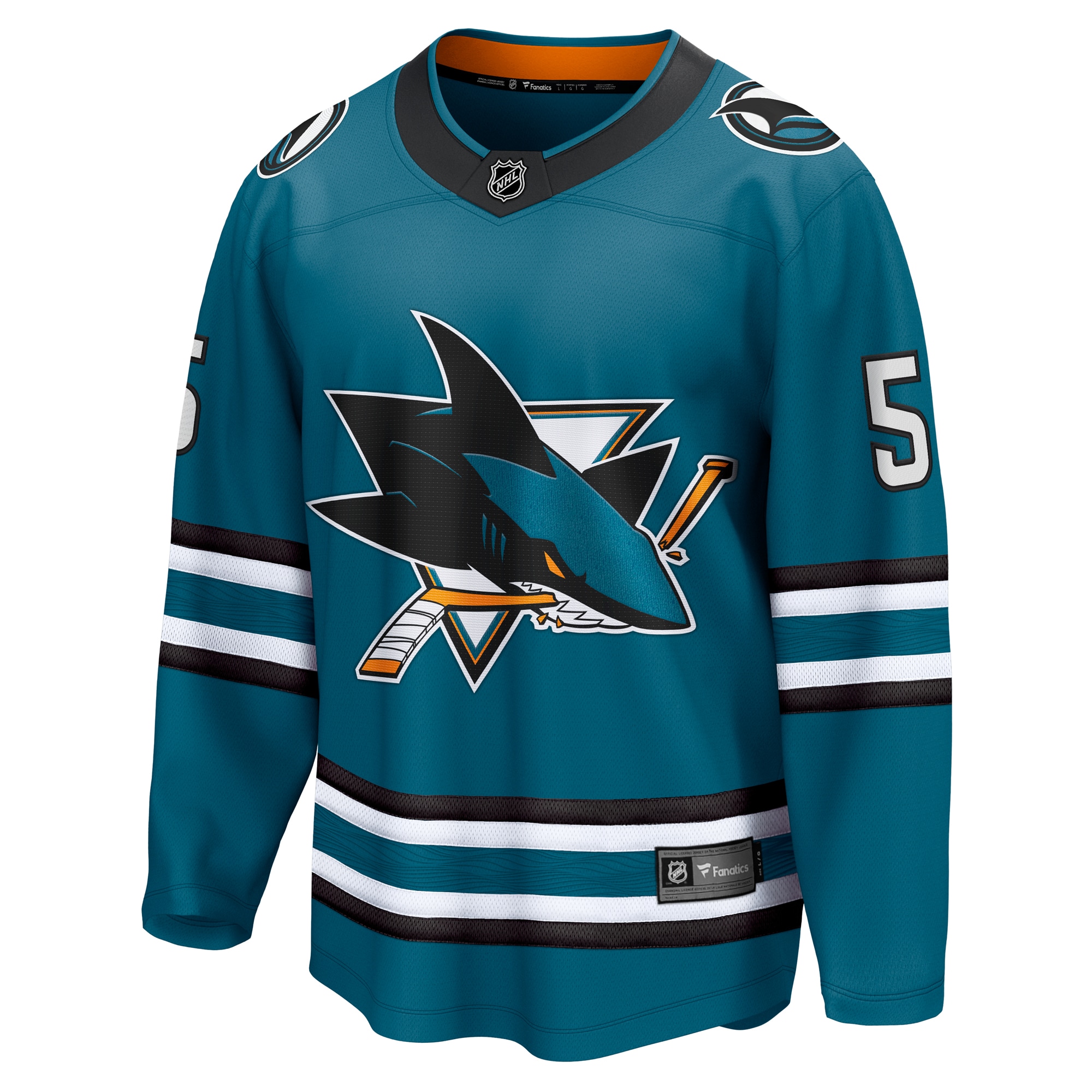 Matt Benning San Jose Sharks Fanatics Home Breakaway Jersey – Teal Clowdercats