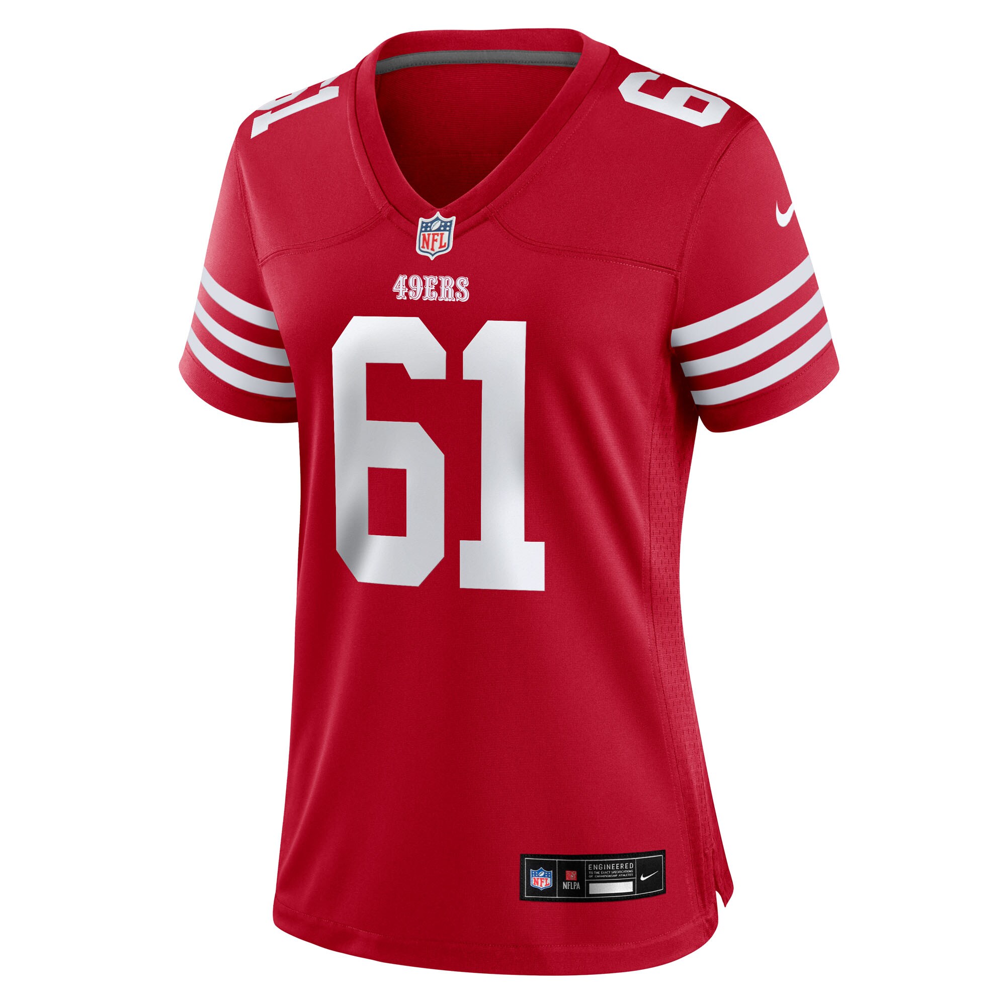 Matt Hennessy San Francisco 49ers Nike Women’s Team Game Jersey – Scarlet Clowdercats