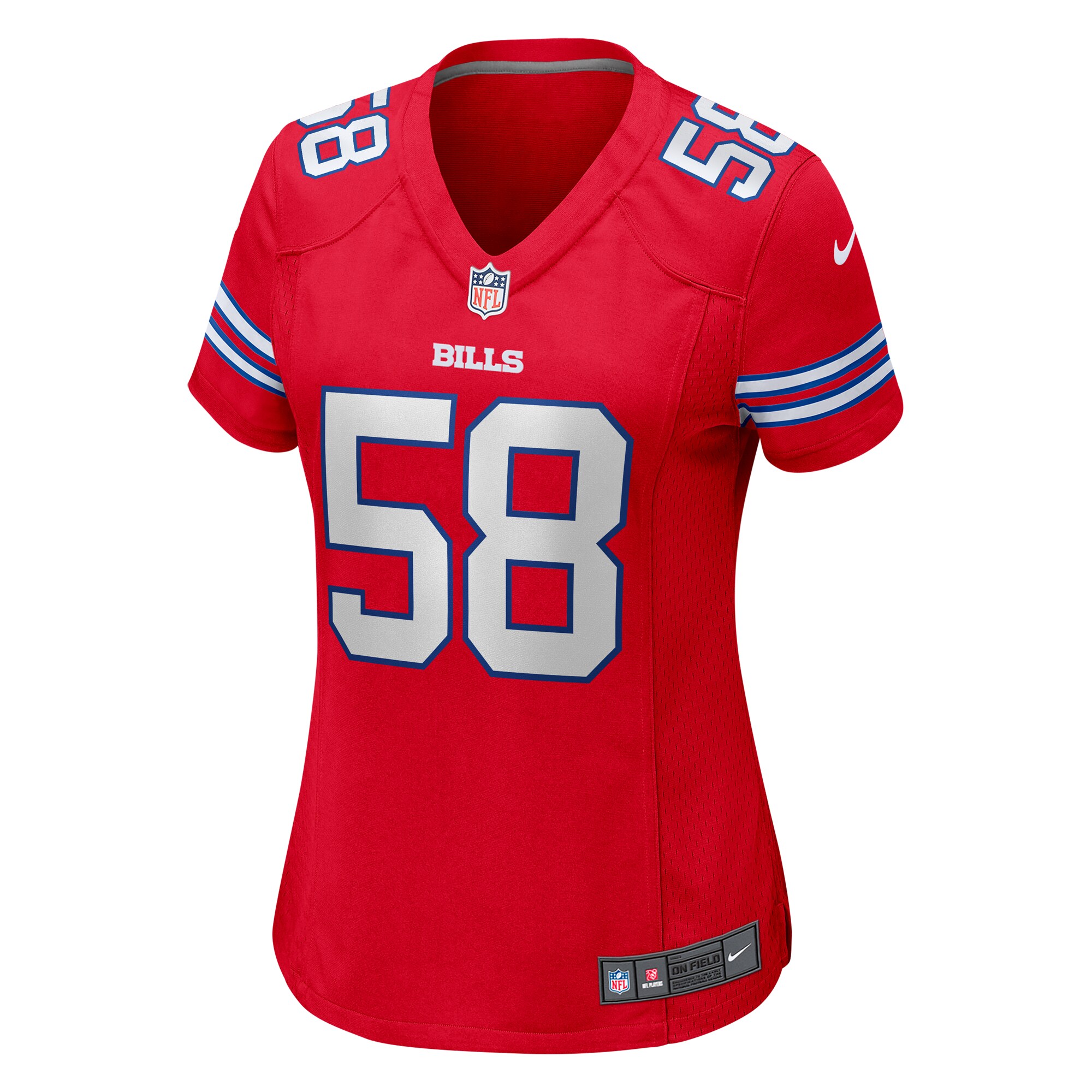 Matt Milano Buffalo Bills Nike Women’s Player Jersey – Red Clowdercats