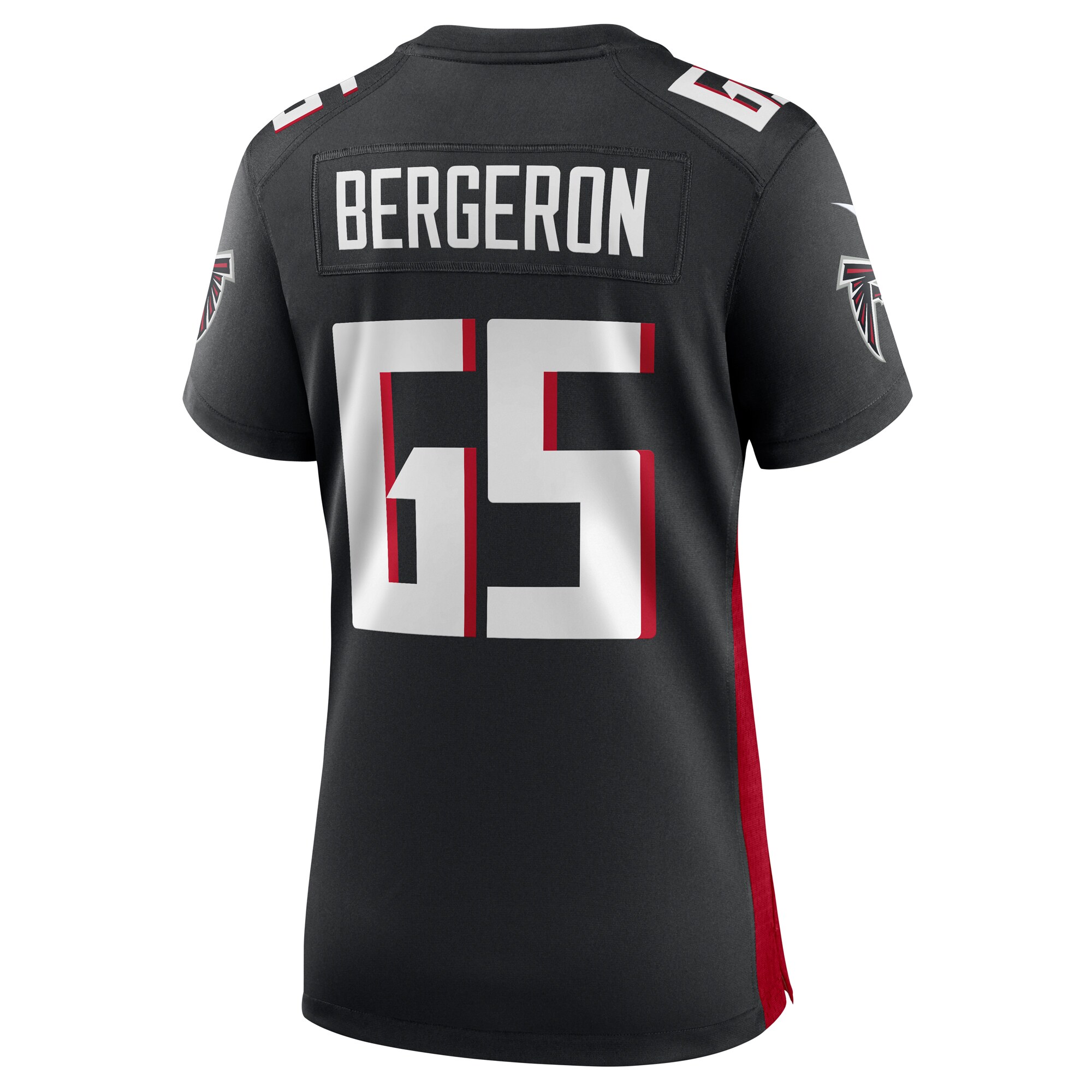 Matthew Bergeron Atlanta Falcons Nike Women’s Team Game Jersey – Black Clowdercats