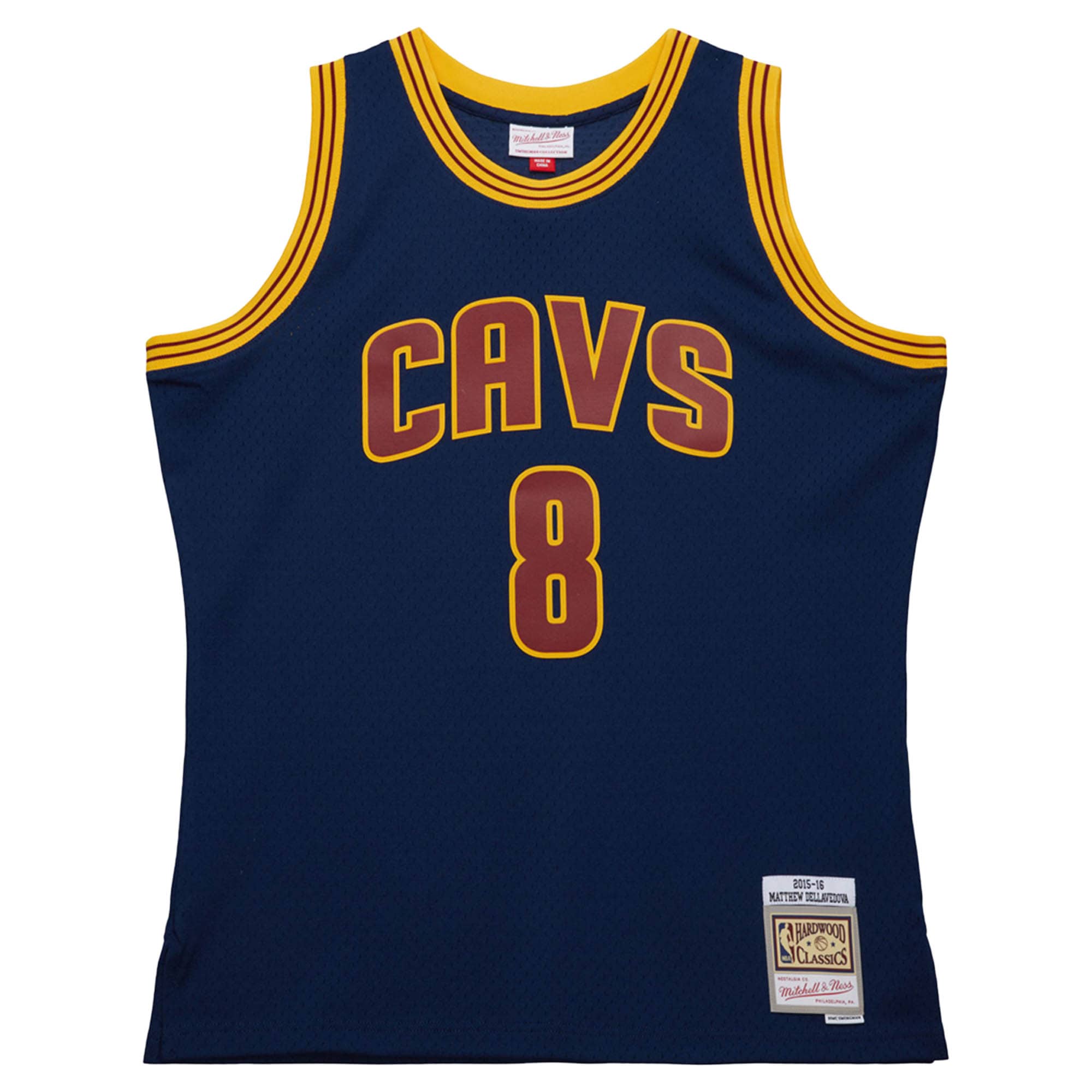 Matthew Dellavedova Cleveland Cavaliers Mitchell & Ness 2015/16 Hardwood Classics Swingman Jersey – Navy Clowdercats
