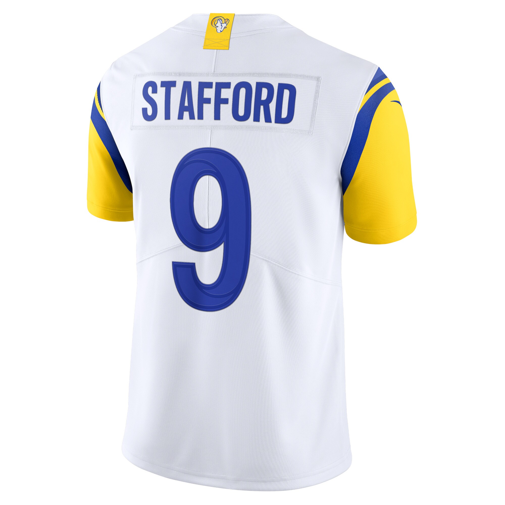 Matthew Stafford Los Angeles Rams Nike Alternate Vapor Limited Jersey – White Clowdercats