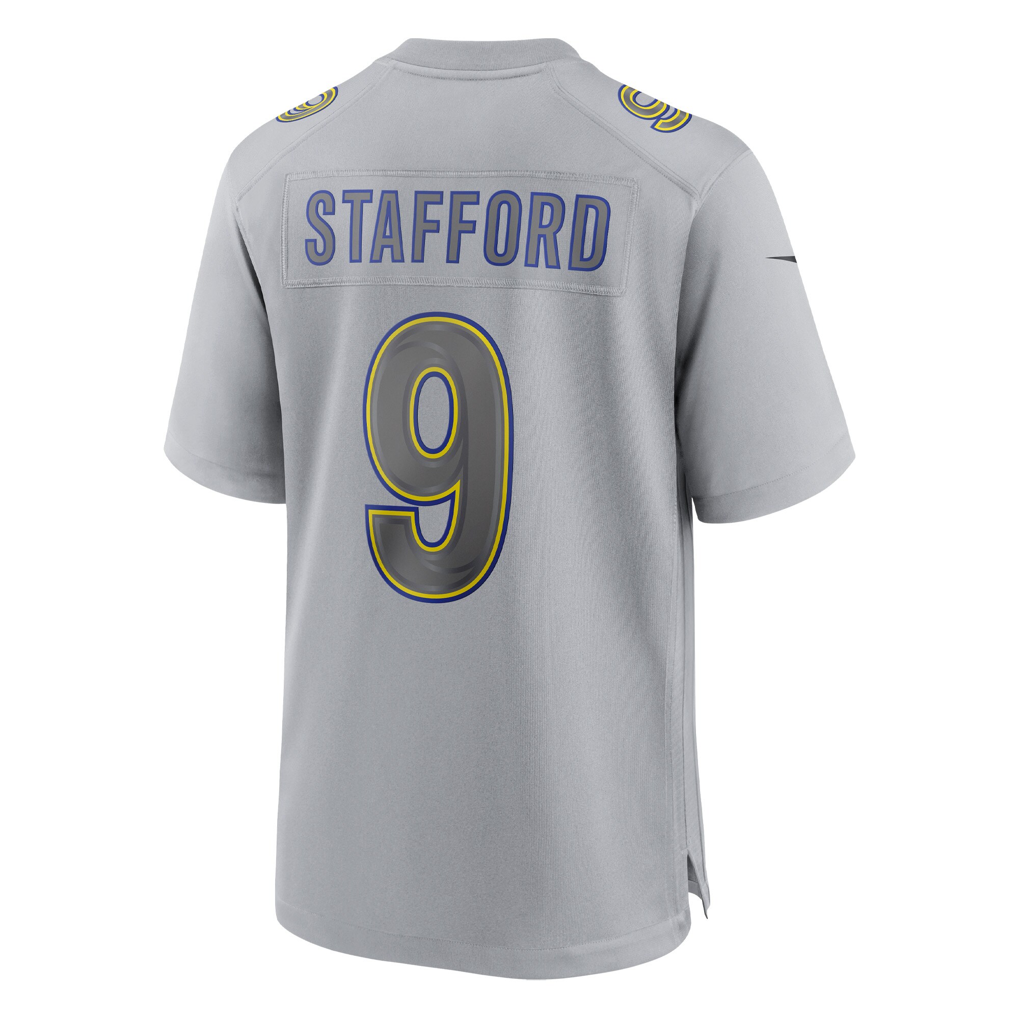 Matthew Stafford Los Angeles Rams Nike Atmosphere Fashion Game Jersey – Gray Clowdercats
