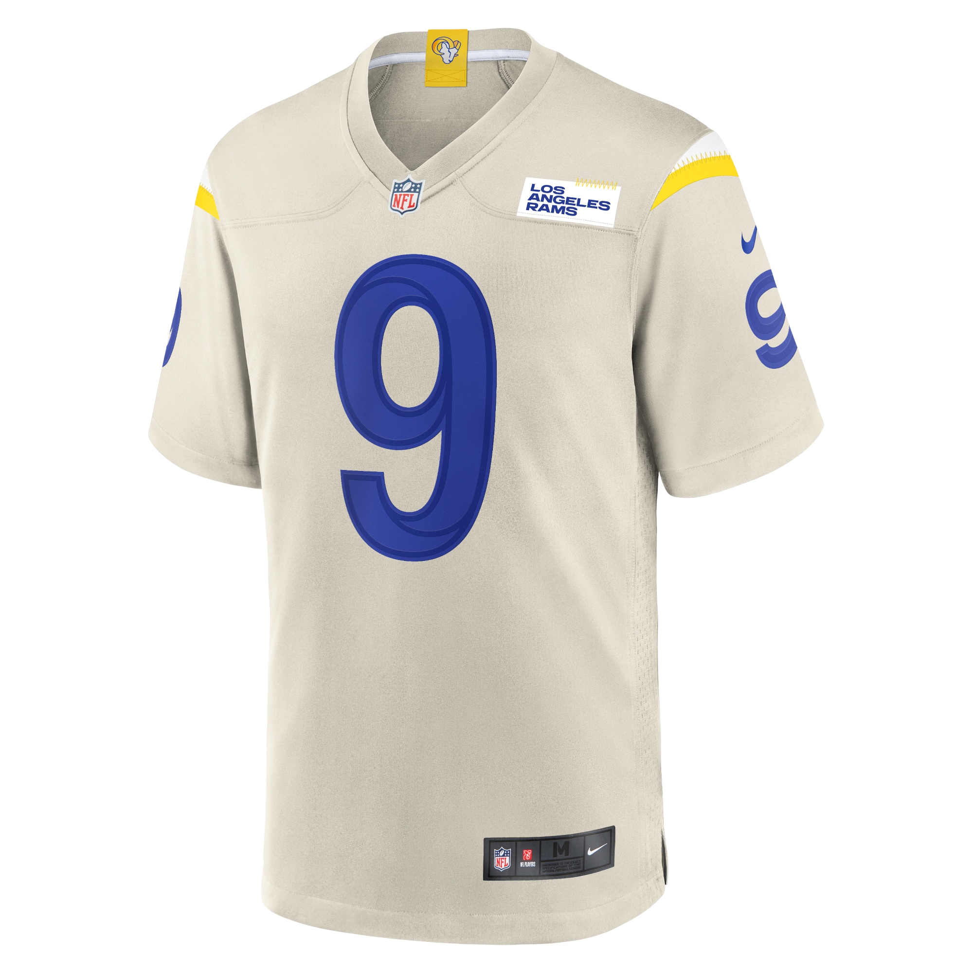 Matthew Stafford Los Angeles Rams Nike Game Jersey – Bone Clowdercats