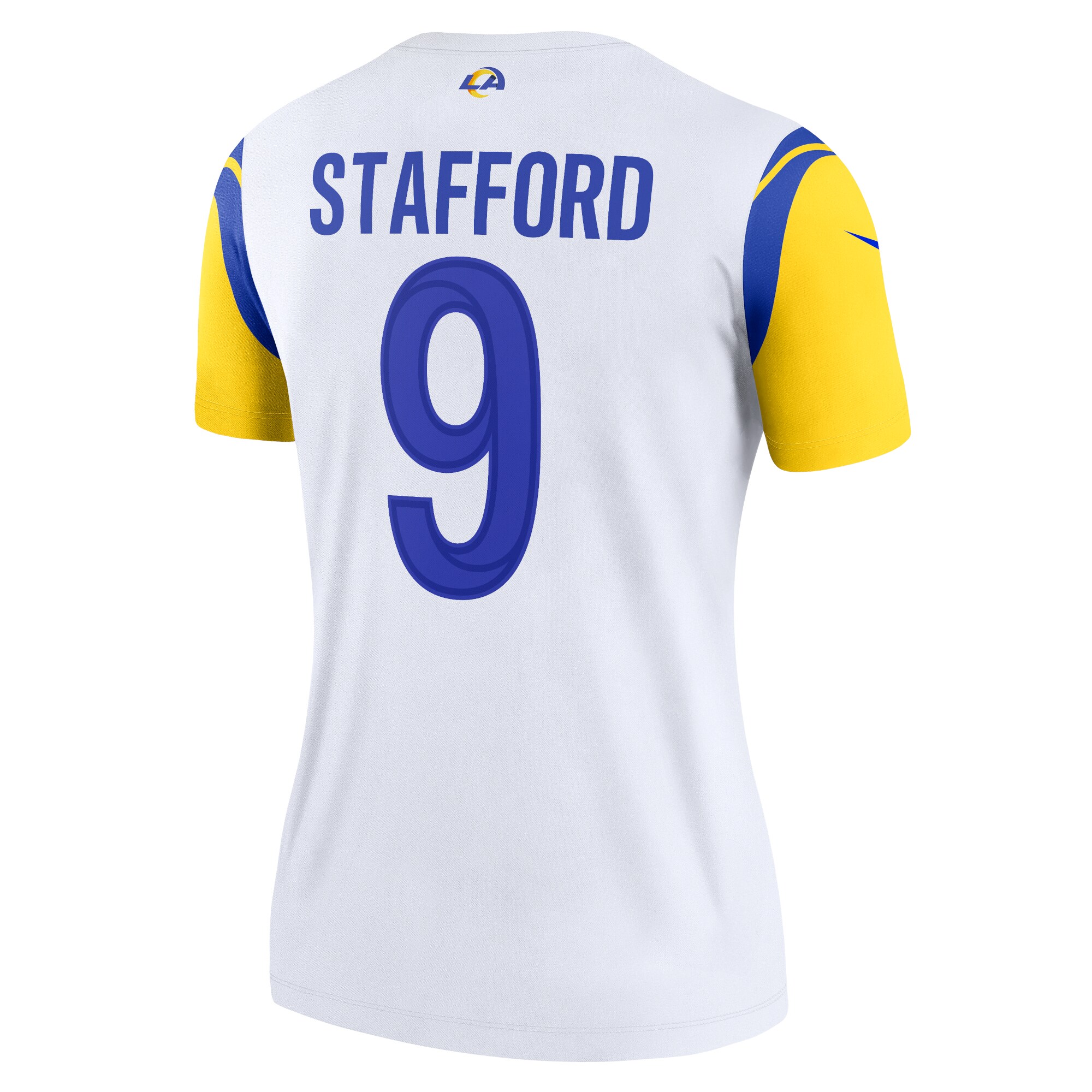 Matthew Stafford Los Angeles Rams Nike Women’s Alternate Legend Player Performance Top – White Clowdercats