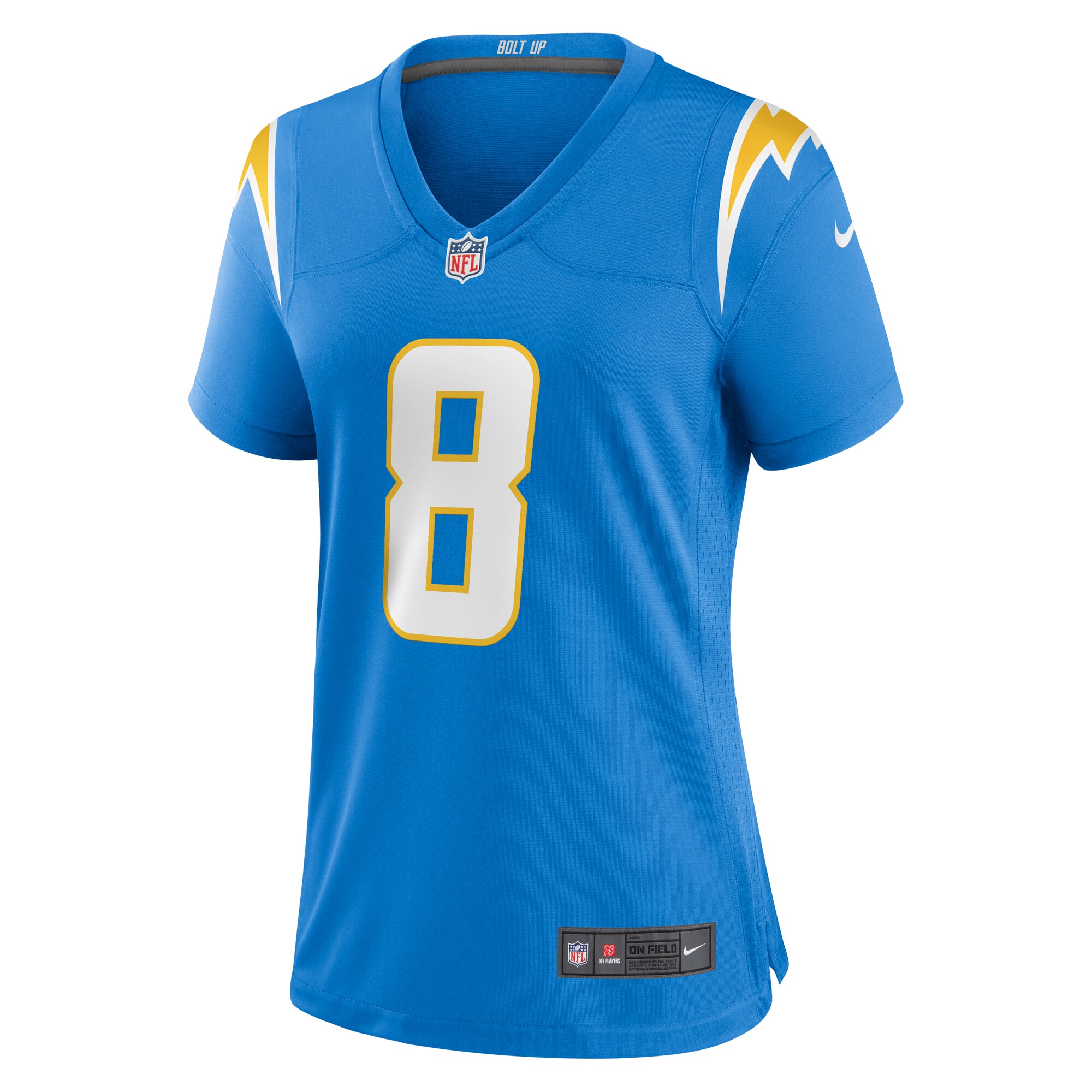 Max Duggan Los Angeles Chargers Nike Women’s Team Game Jersey – Powder Blue Clowdercats