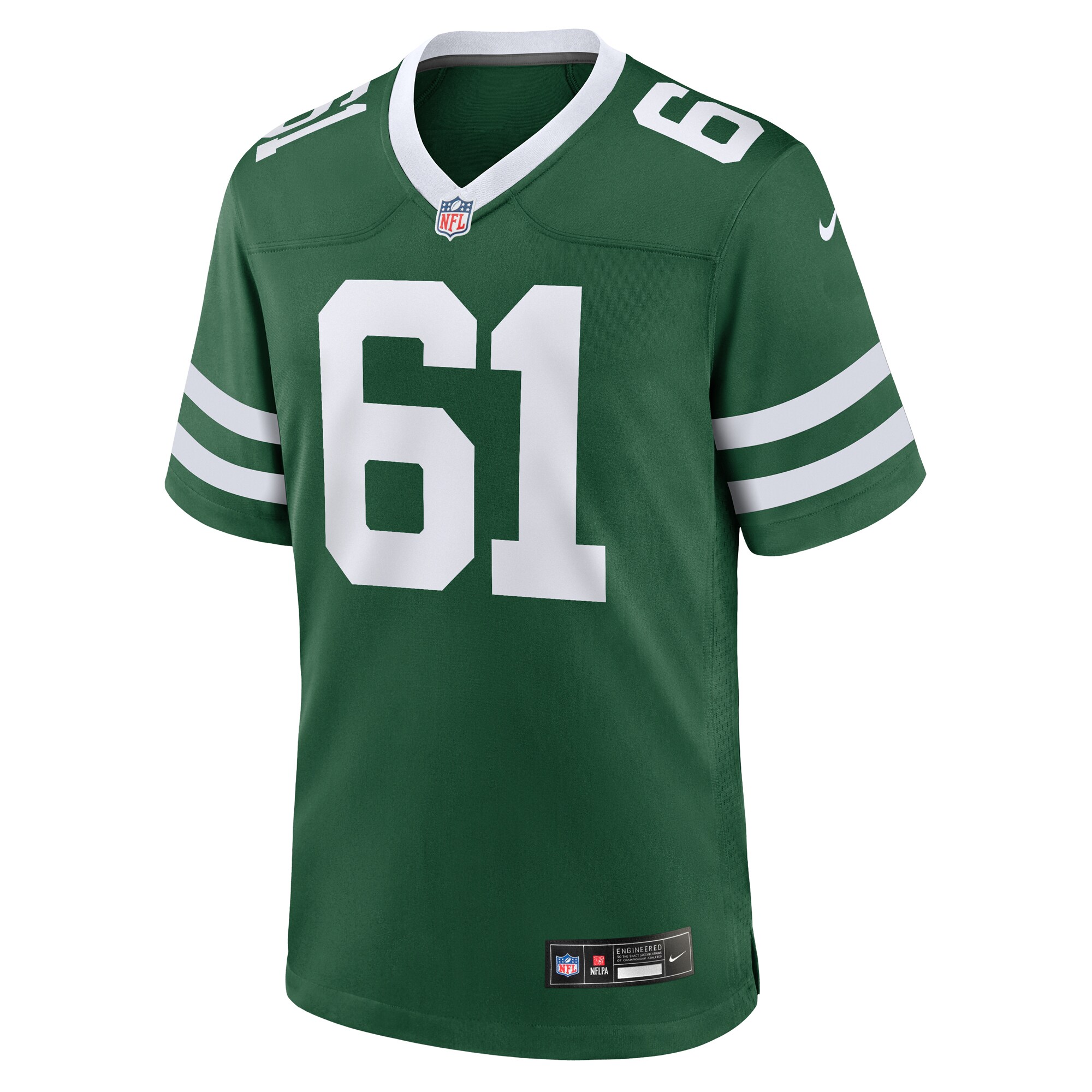 Max Mitchell New York Jets Nike Team Game Jersey – Legacy Green Clowdercats