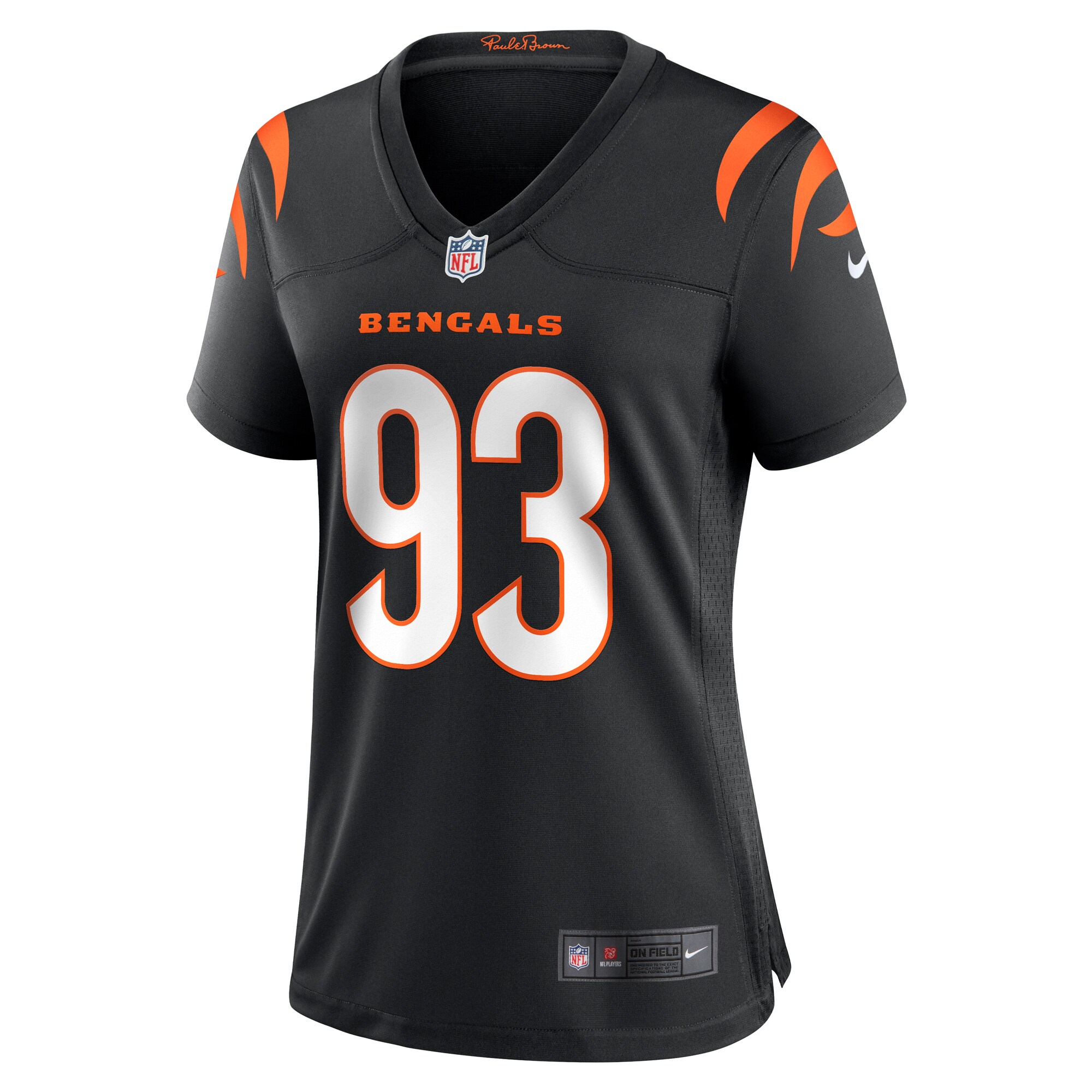 McKinnley Jackson Cincinnati Bengals Nike Women’s Game Jersey – Black Clowdercats