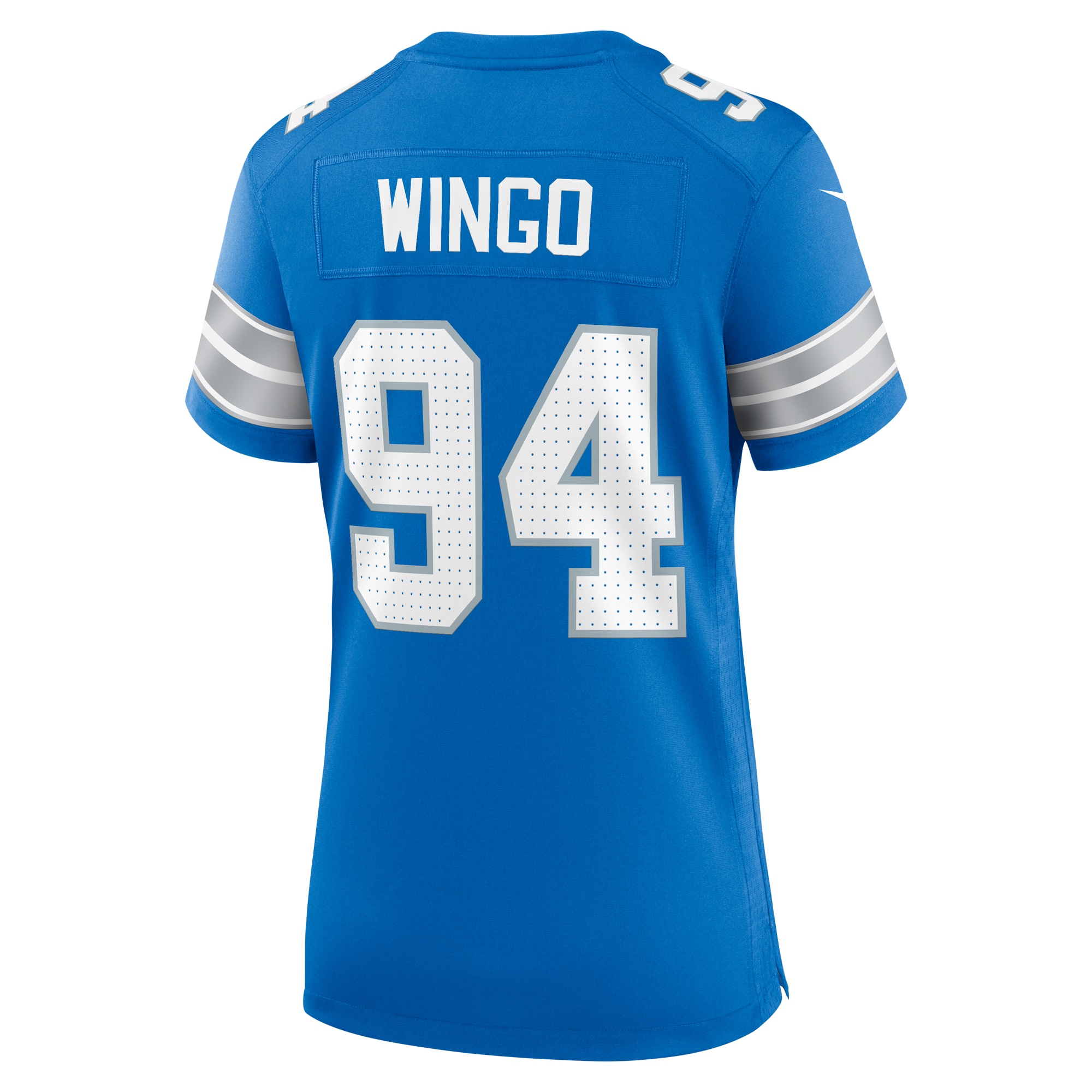 Mekhi Wingo Detroit Lions Nike Women’s Team Game Jersey – Blue Clowdercats