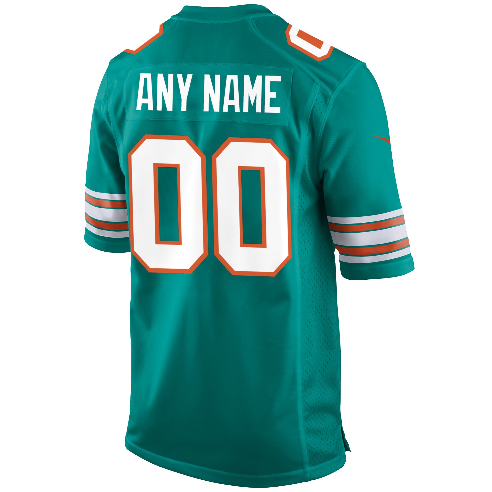 Miami Dolphins Nike Alternate Custom Game Jersey – Aqua Clowdercats