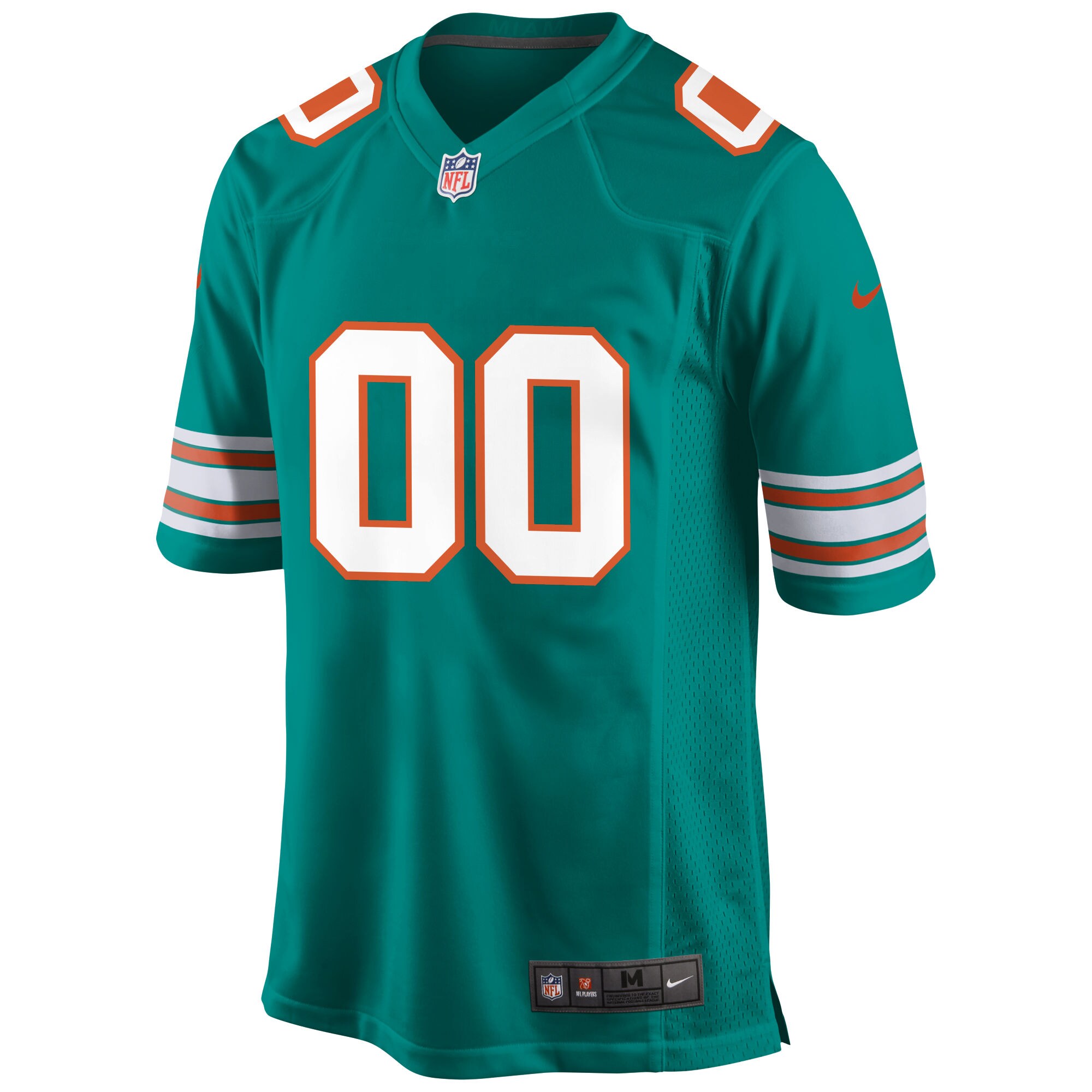 Miami Dolphins Nike Alternate Custom Game Jersey – Aqua Clowdercats