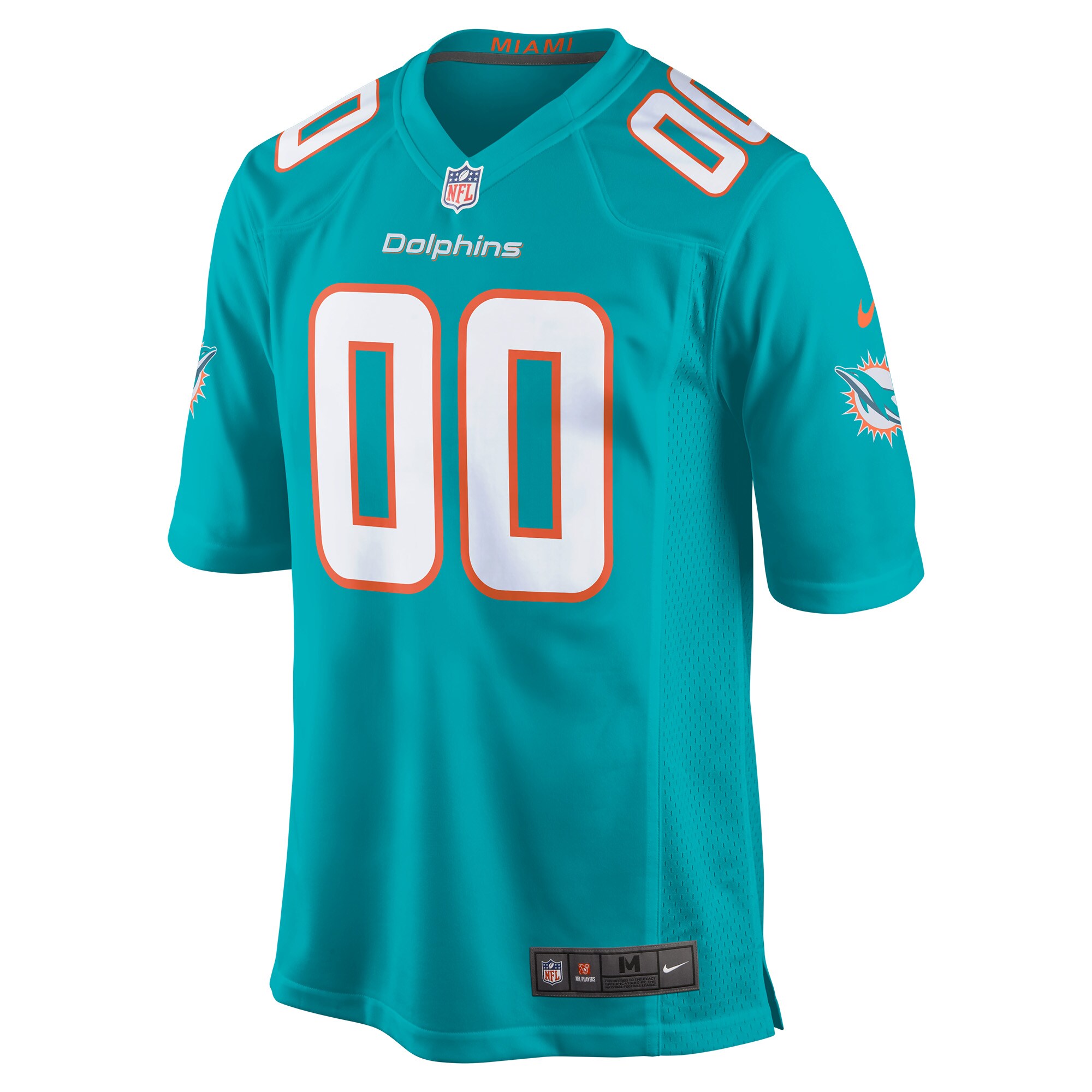Miami Dolphins Nike Custom Game Jersey – Aqua Clowdercats
