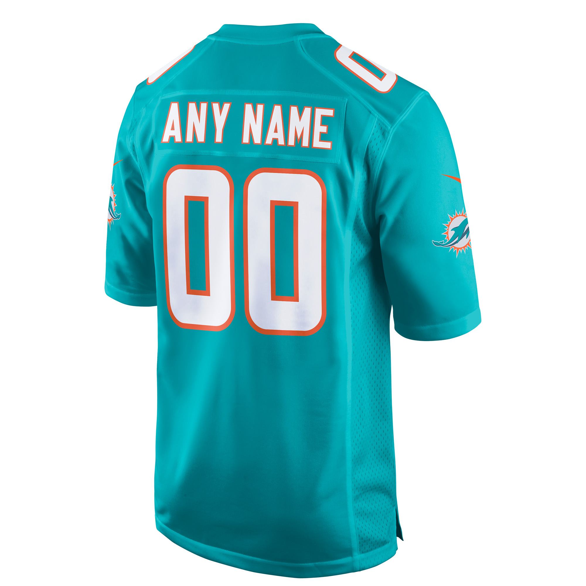 Miami Dolphins Nike Custom Game Jersey – Aqua Clowdercats