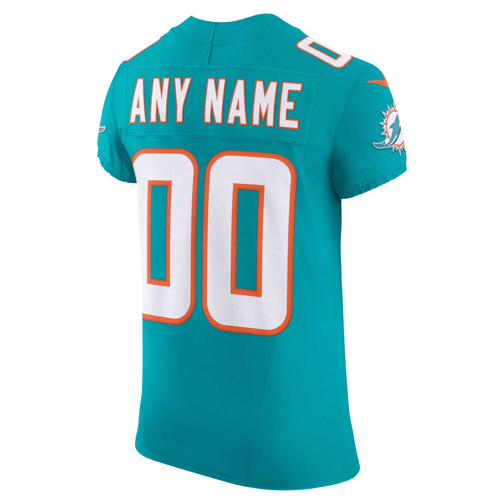 Miami Dolphins Nike Vapor F.U.S.E. Elite Custom Jersey – Aqua Clowdercats