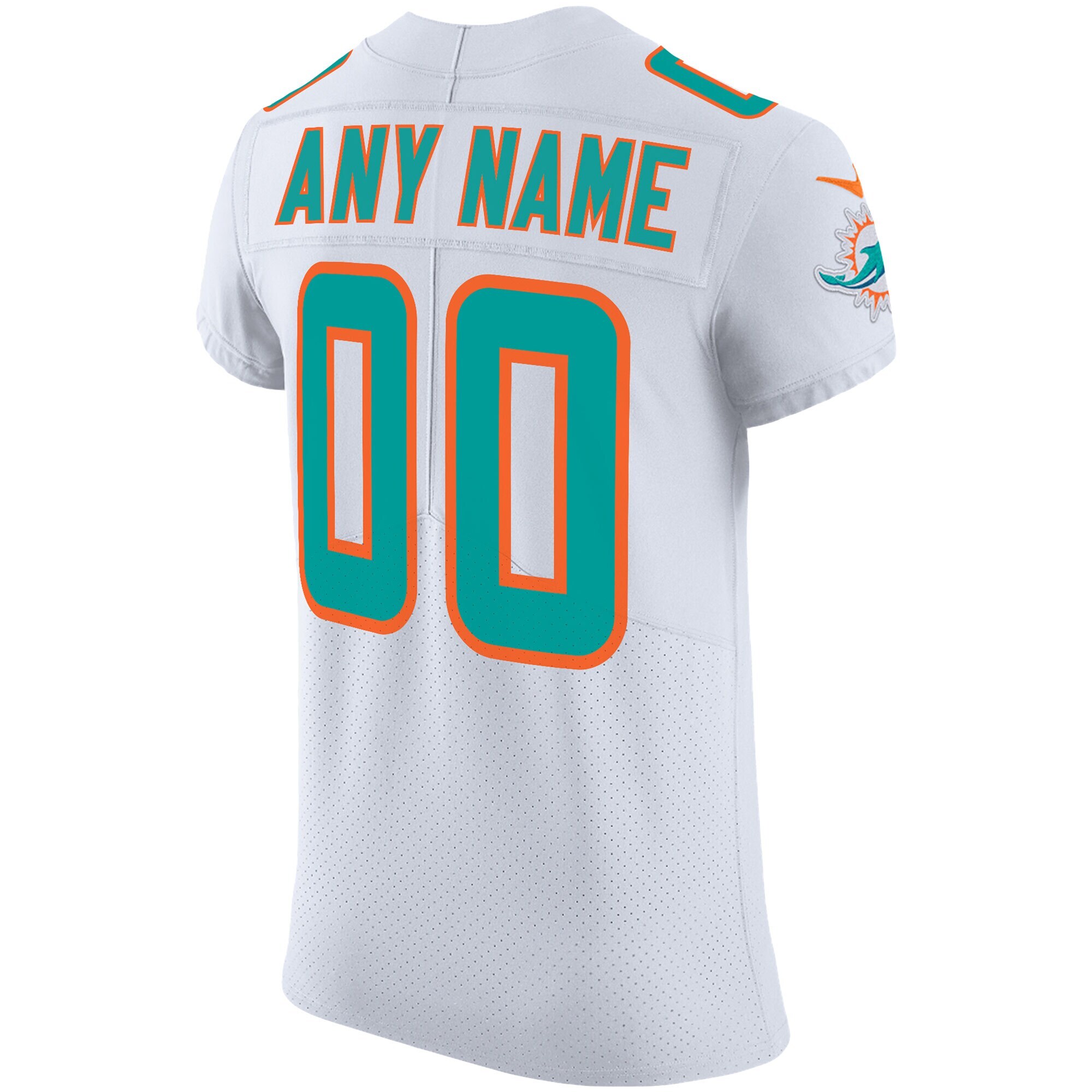 Miami Dolphins Nike Vapor Untouchable Elite Custom Jersey – White Clowdercats