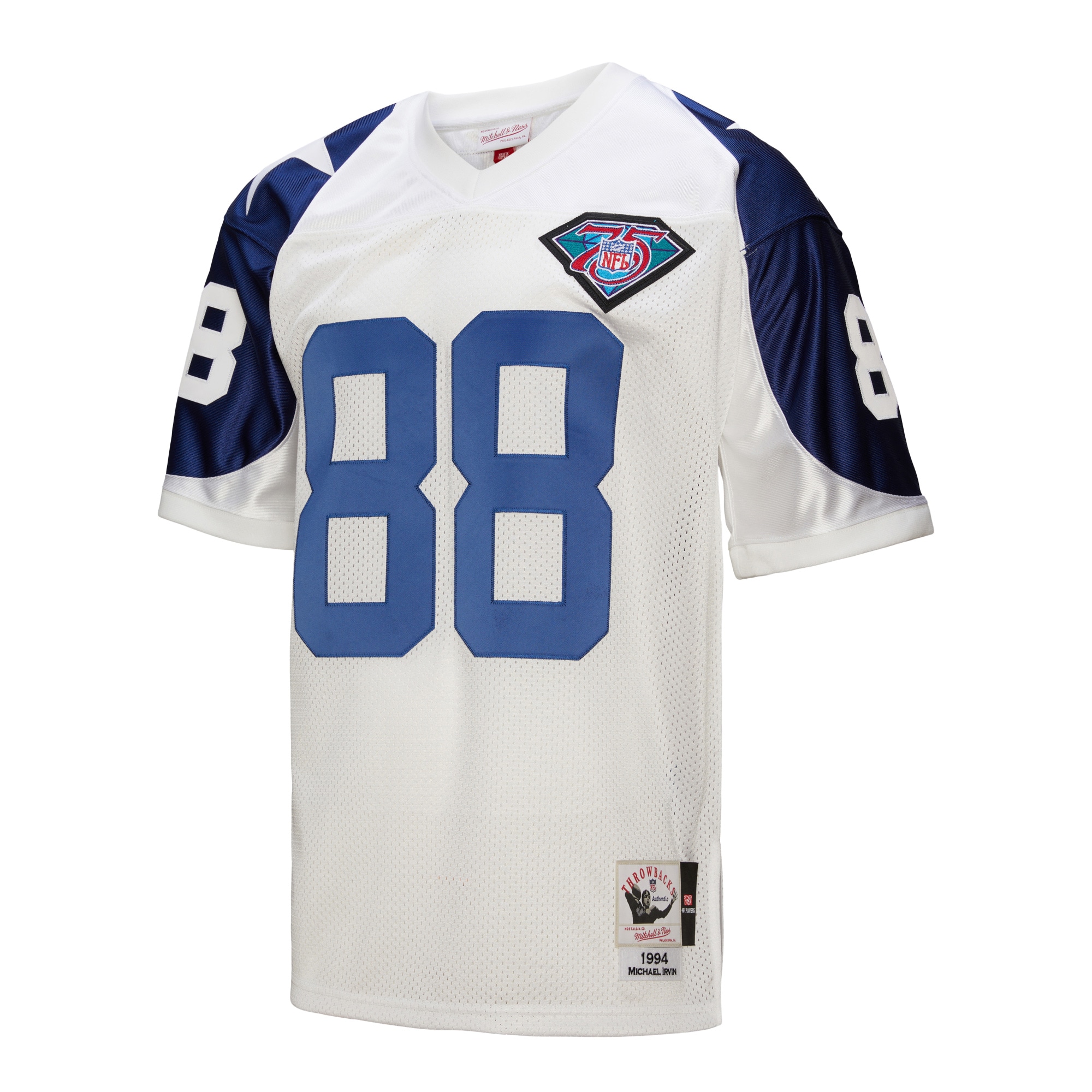 Michael Irvin Dallas Cowboys 1994 Mitchell & Ness Authentic Throwback Retired Player Jersey – White Clowdercats