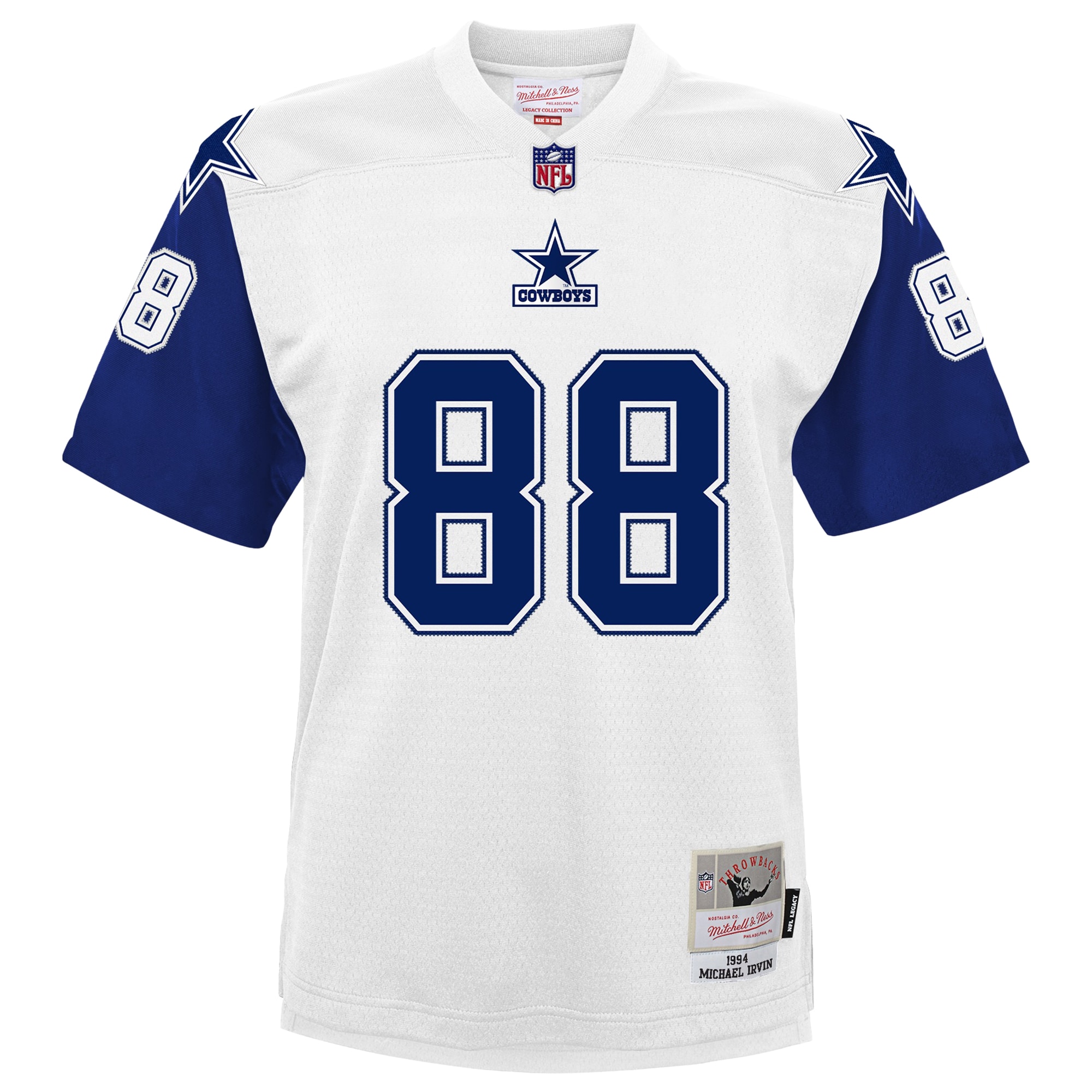 Michael Irvin Dallas Cowboys Mitchell & Ness Infant 1994 Alternate Legacy Jersey – White Clowdercats
