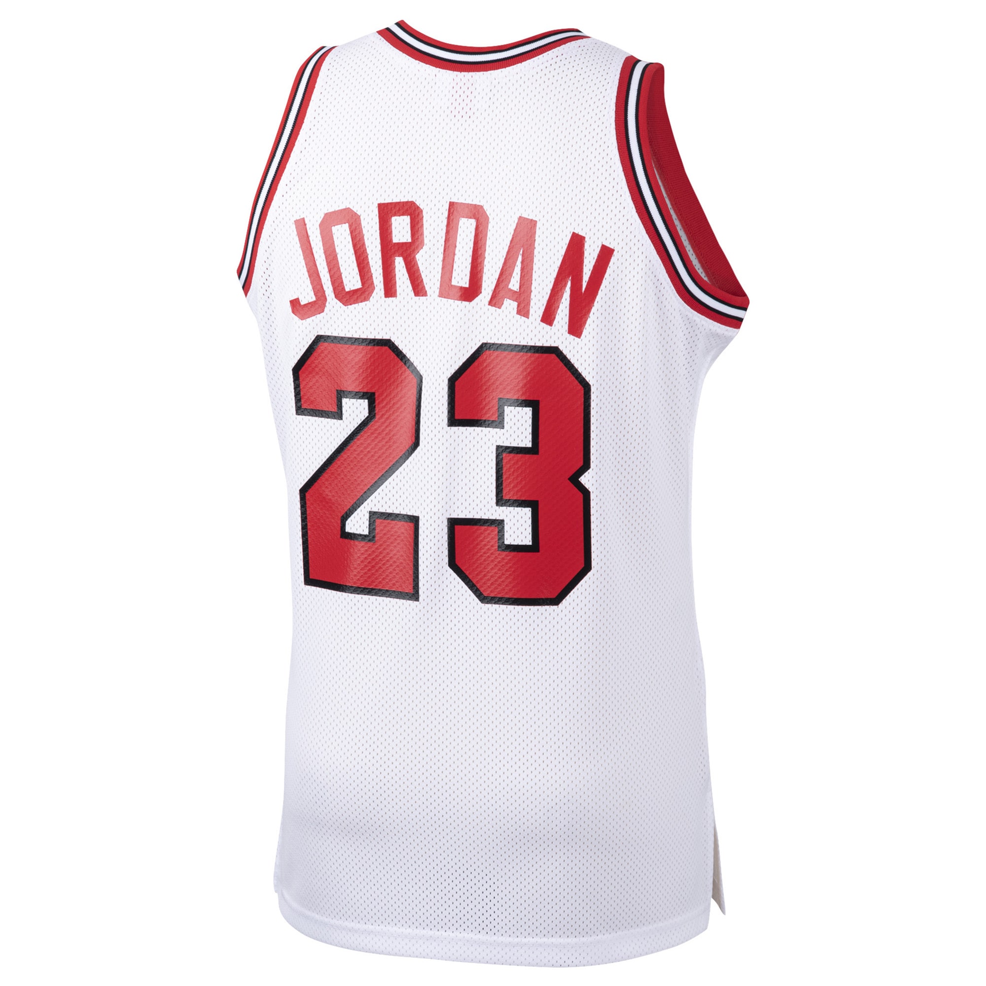Michael Jordan Chicago Bulls Mitchell & Ness 1984/85 Hardwood Classics Rookie Authentic Jersey – White Clowdercats